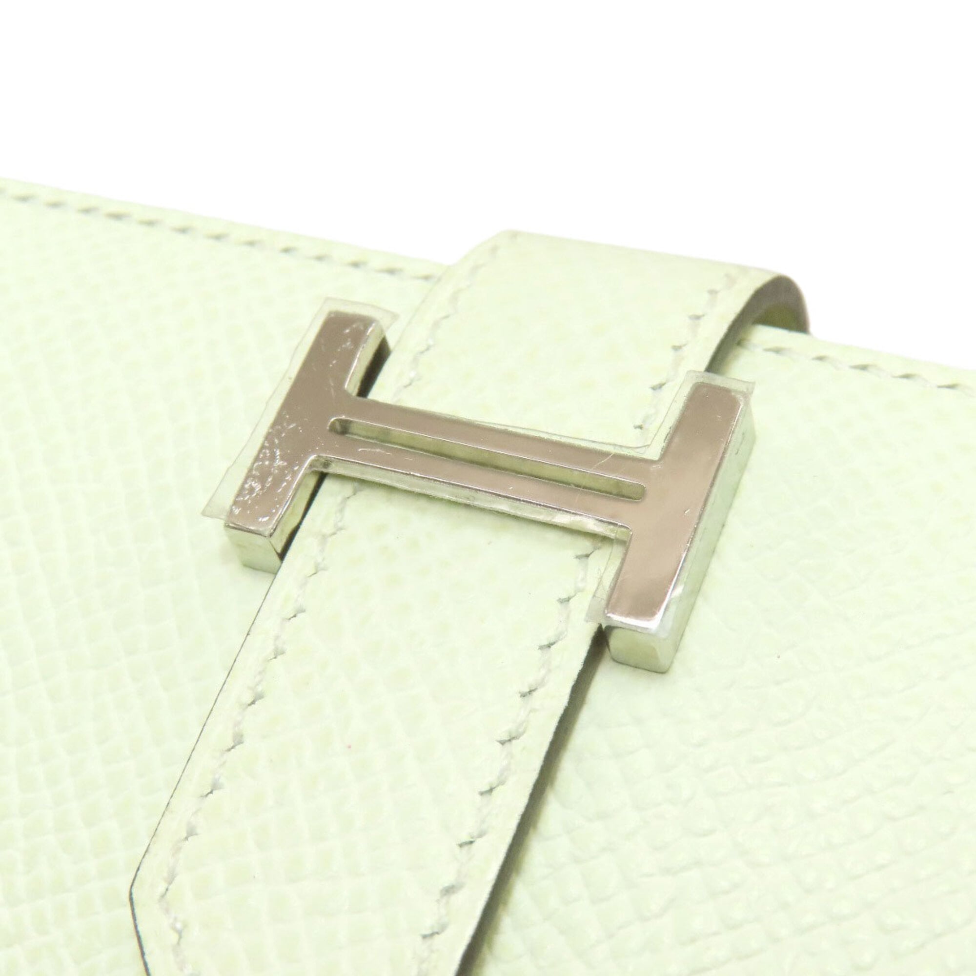 Hermes Pale Green Epsom Leather Wallet (Bi-Fold) (Pre-Owned)