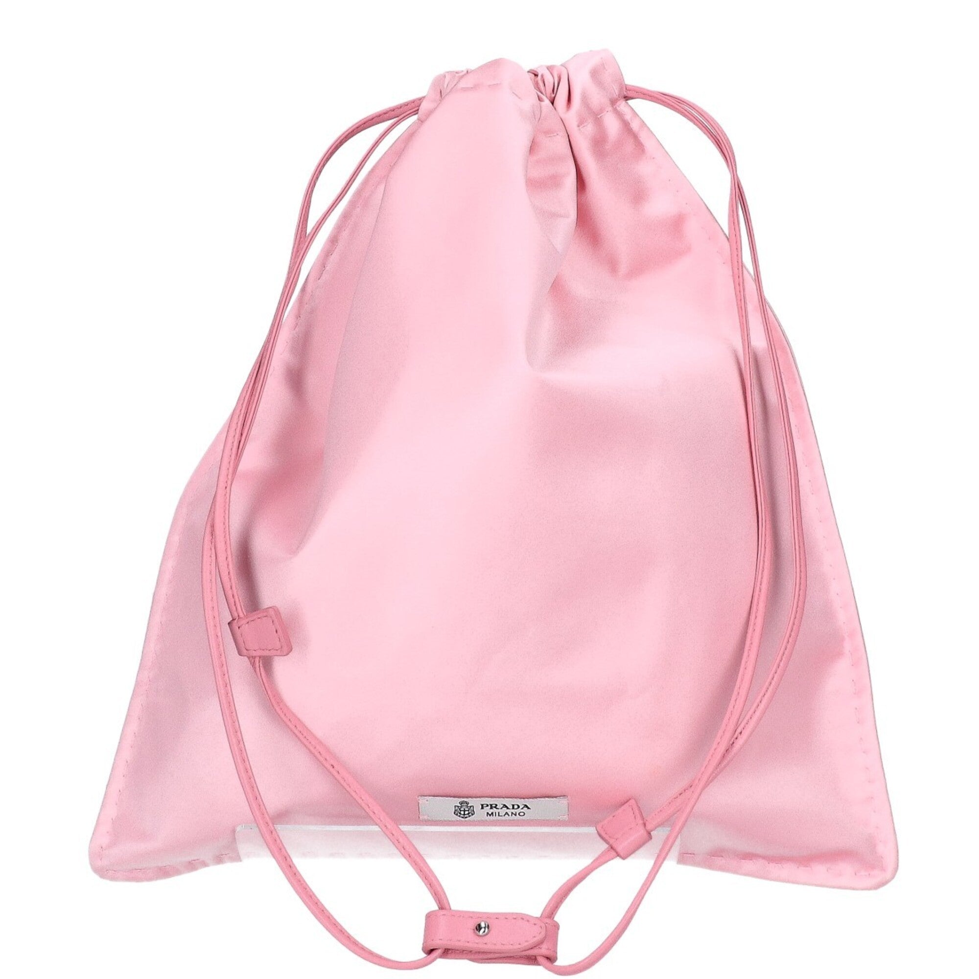 Prada Pink Silk Handbag Pouch (Pre-Owned)