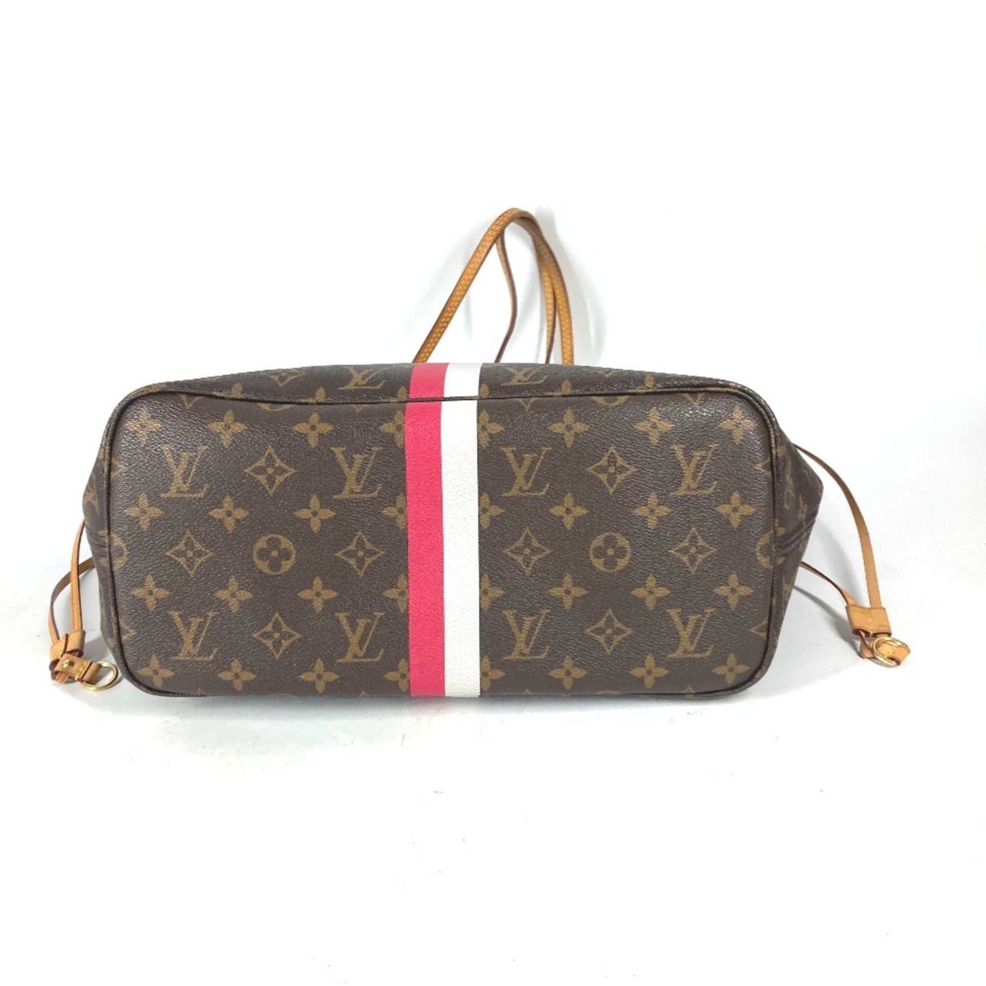 Louis Vuitton Brown Monogram Pink Pivoine Monogram Shoulder Bag Tote Bag (Pre-Owned)