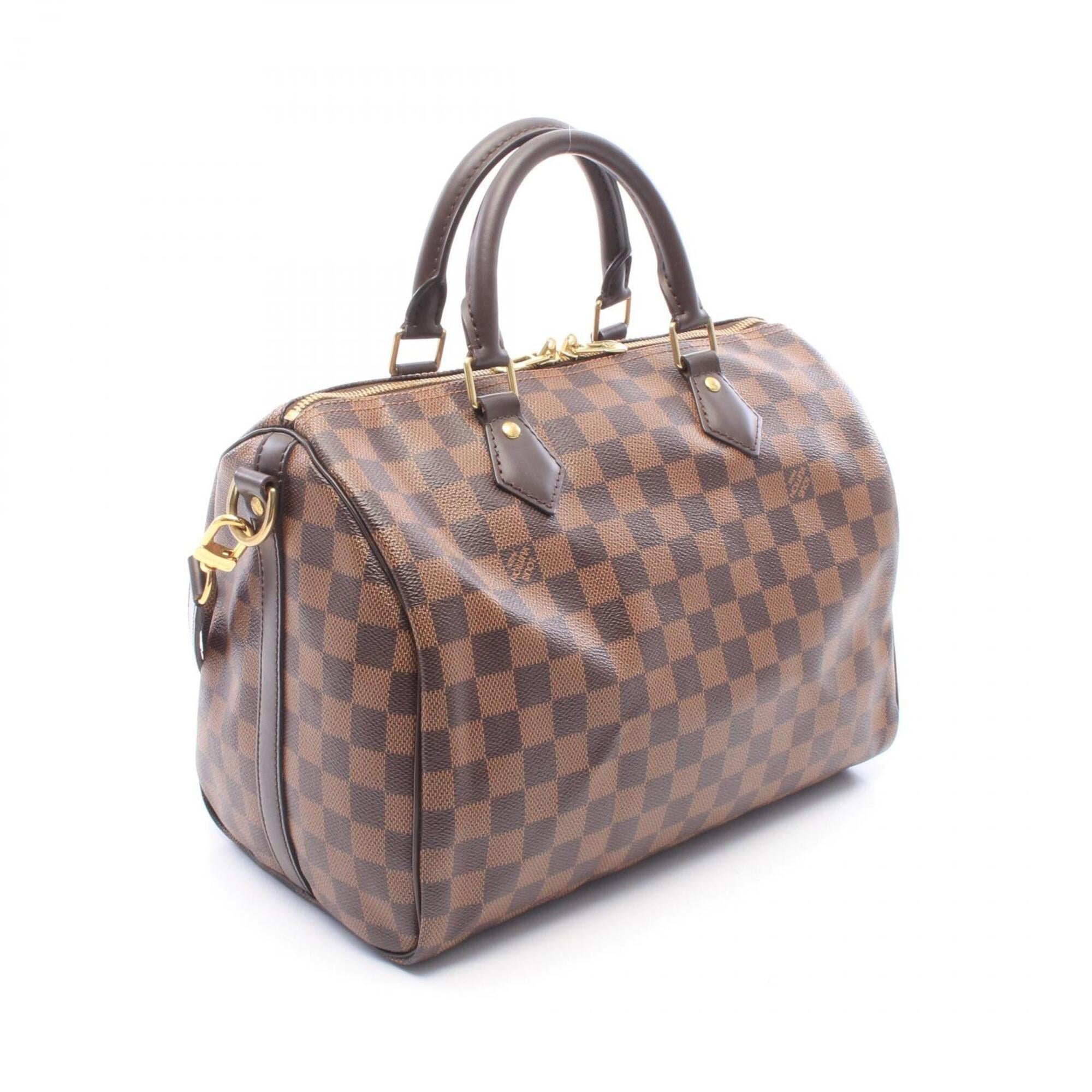 Louis Vuitton Brown Coated Canvas Leather Handbag (Pre-Owned)