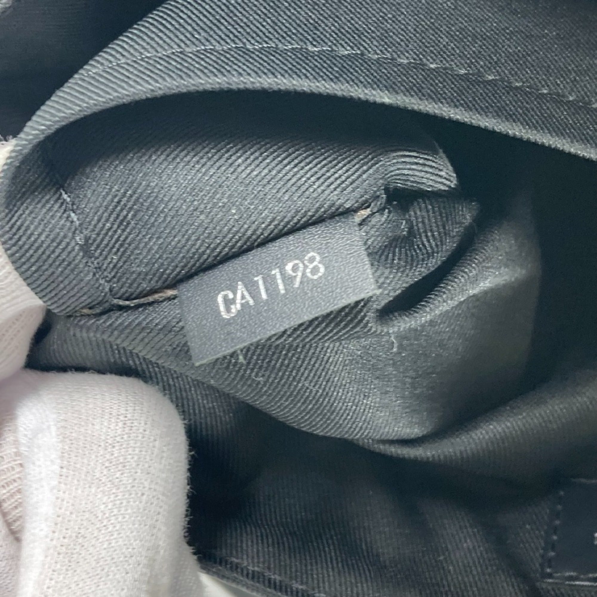 Louis Vuitton Black Damier Graphite Shoulder Bag (Pre-Owned)