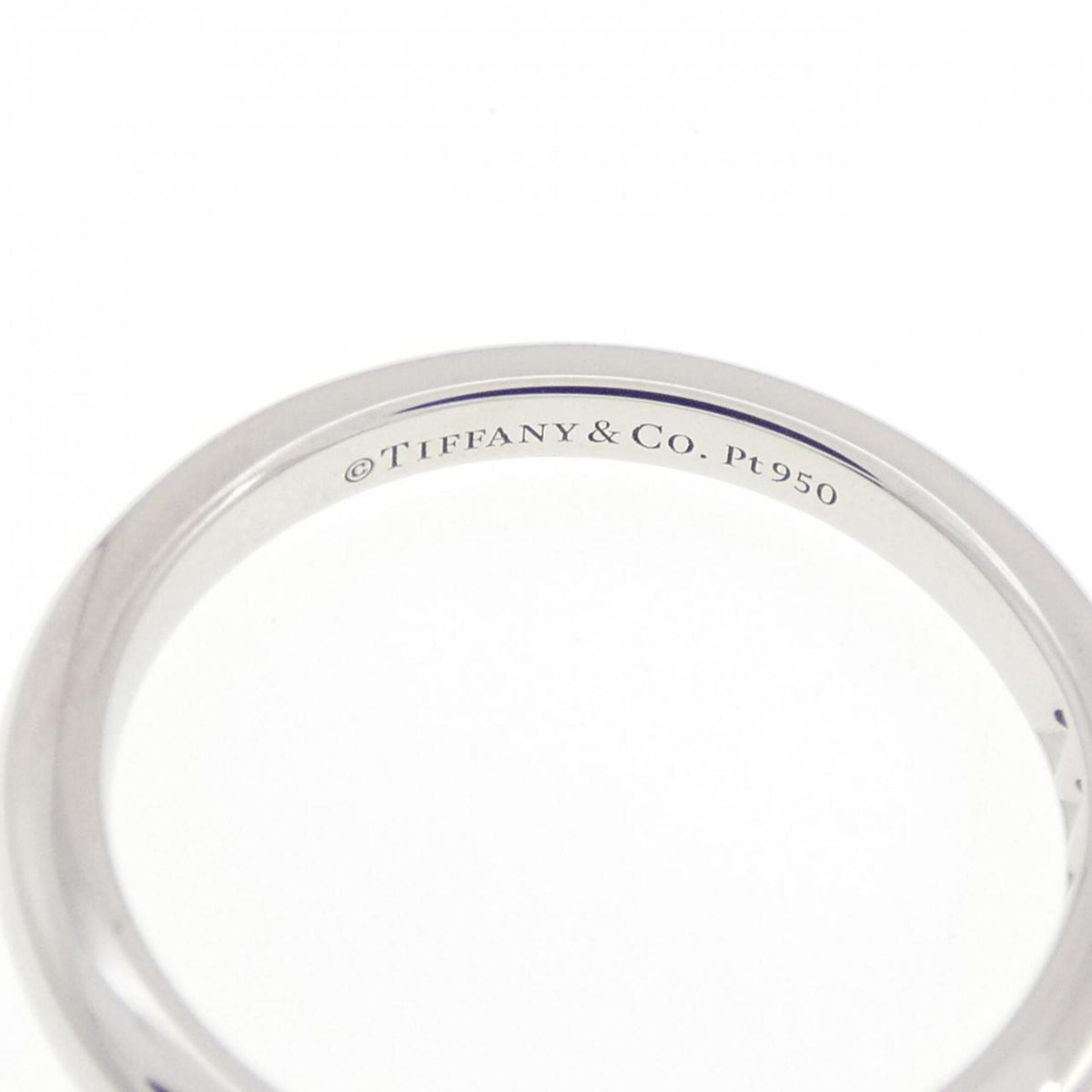 Tiffany Platinum 950 Band Ring (Pre-Owned)