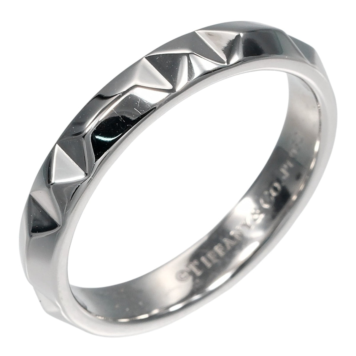Tiffany Platinum 950 Band Ring (Pre-Owned)