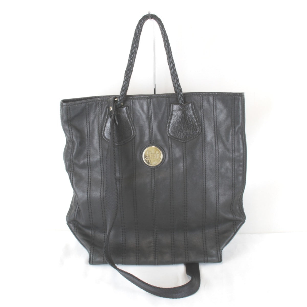 Celine Black Leather Tote Bag (Pre-Owned)