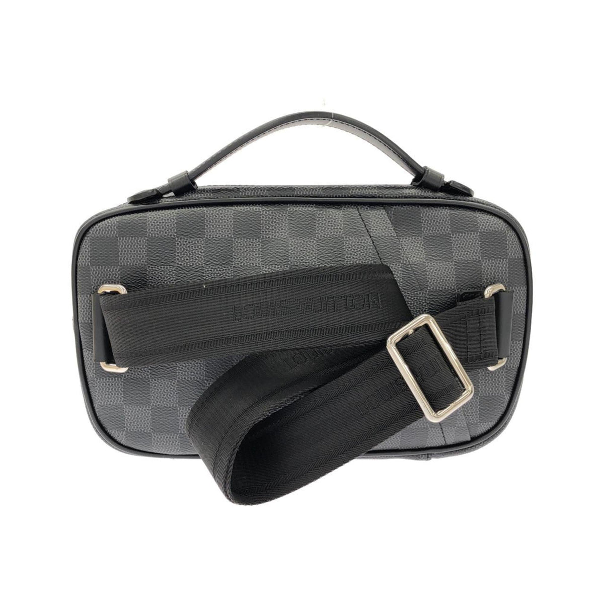 Louis Vuitton Graphite Coated Canvas Shoulder Bag (Pre-Owned)