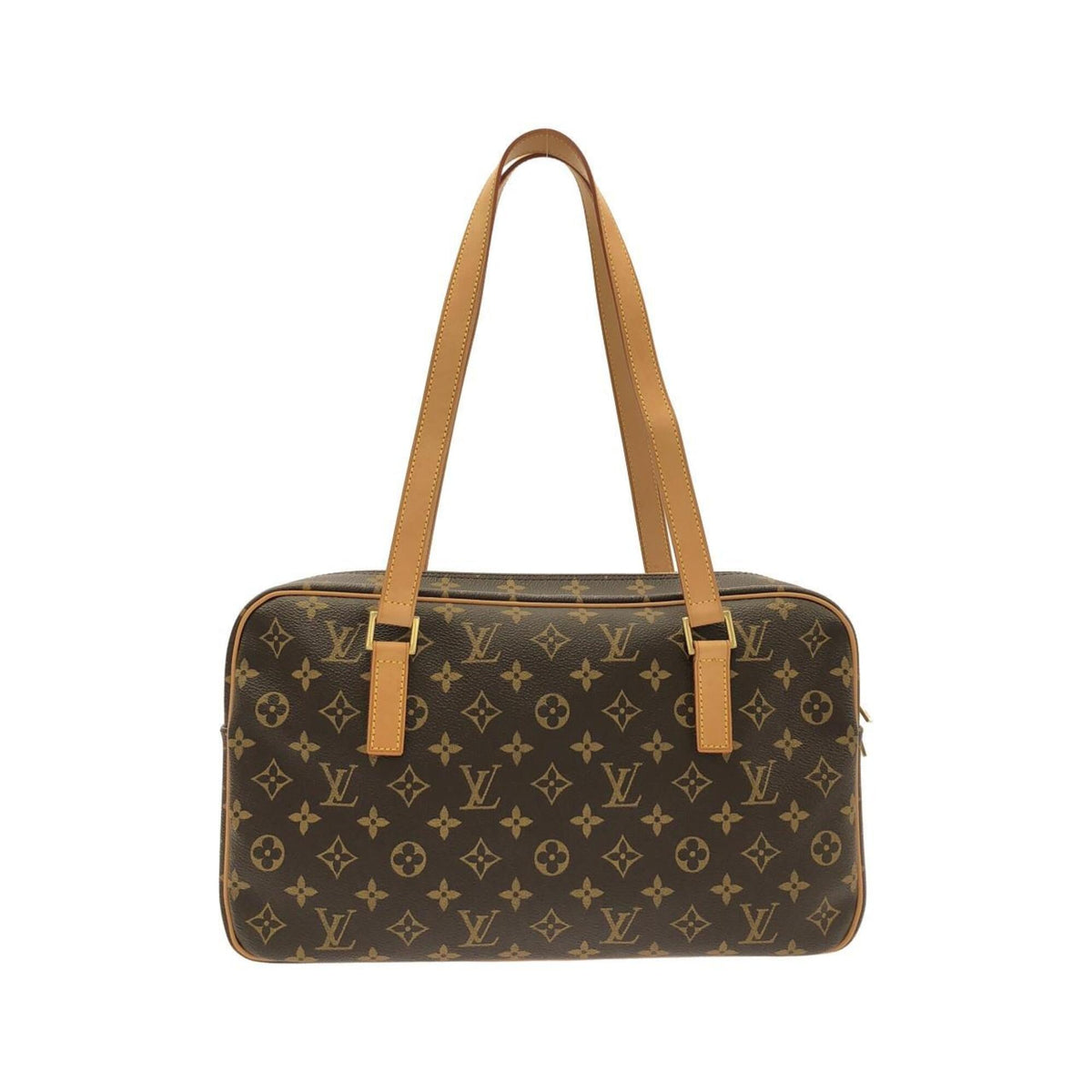 Louis Vuitton Monogram Marron Coated Canvas Shoulder Bag (Pre-Owned)