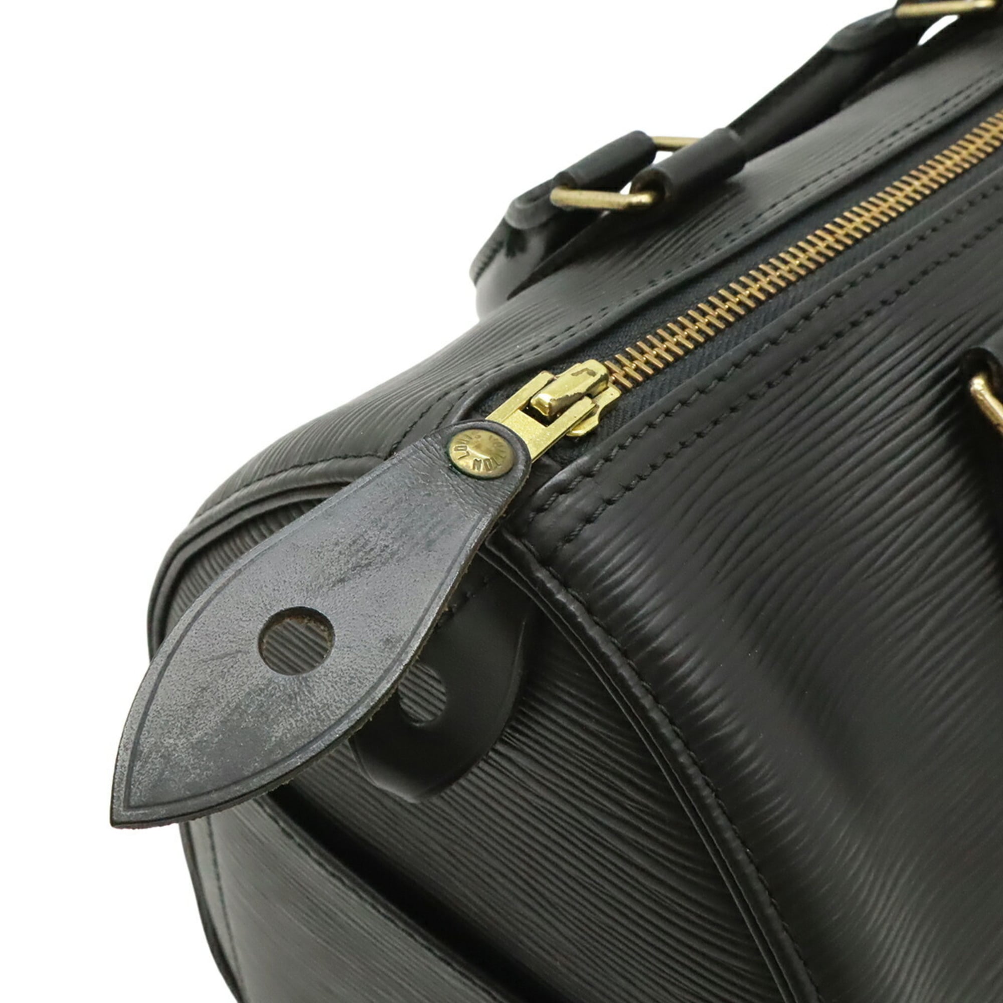 Louis Vuitton Black Noir Epi Leather Handbag (Pre-Owned)