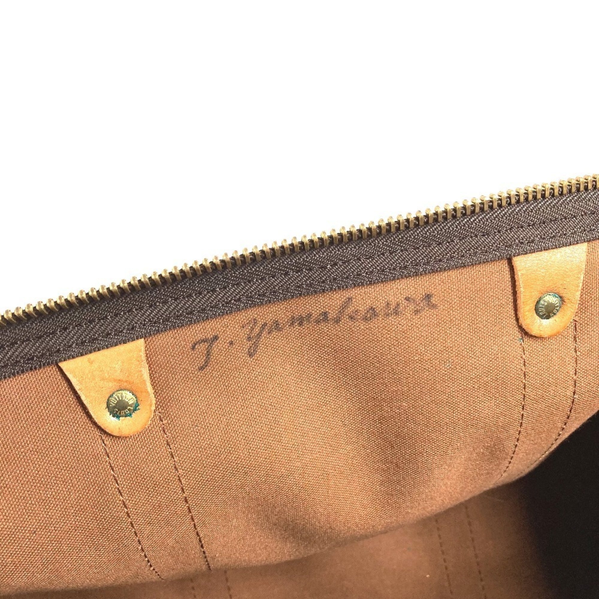 Louis Vuitton Monogram Brown Monogram Boston Bag Handbag (Pre-Owned)