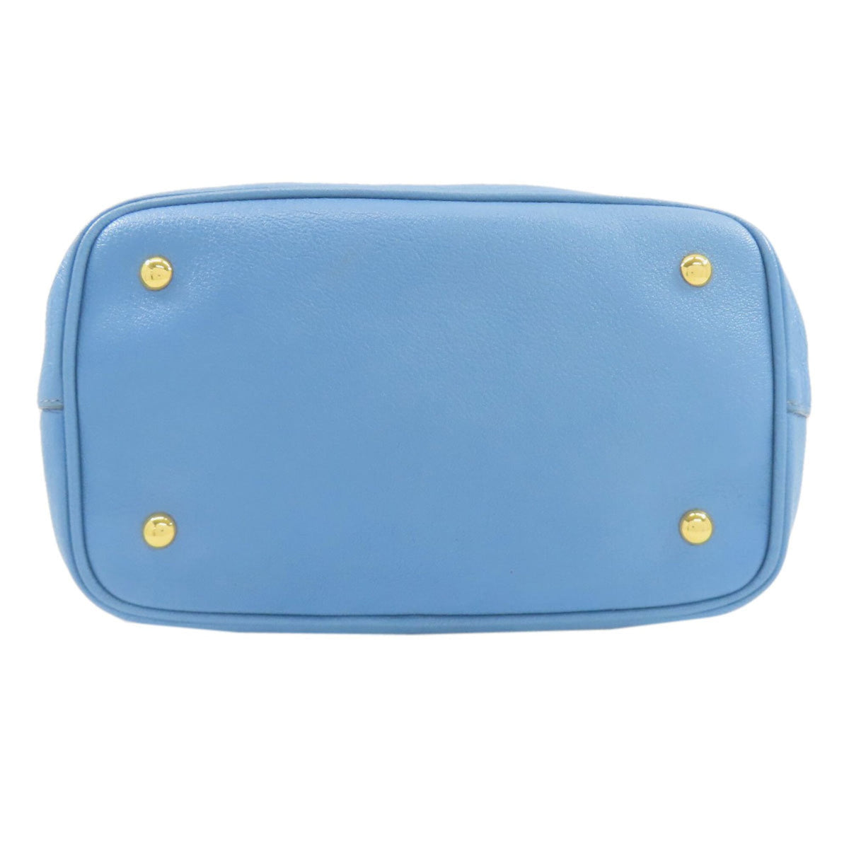 Miu Miu Light Blue Leather Handbag (Pre-Owned)