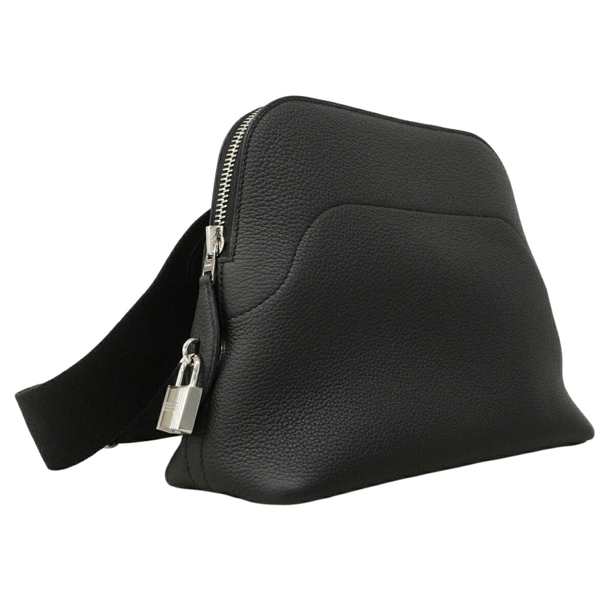 Hermes Black Togo Leather Shoulder Bag (Pre-Owned)