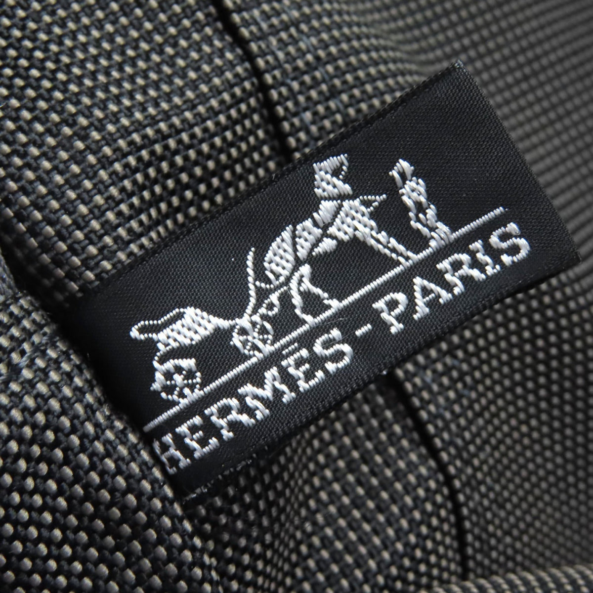 Hermes Her Line Gray Polyester Polyamide Tote Bag (Pre-Owned)