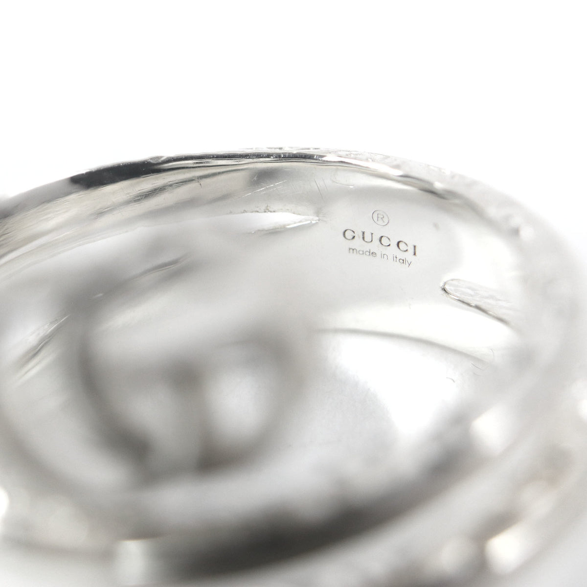 Gucci Silver Silver 925 Band Ring (Pre-Owned)