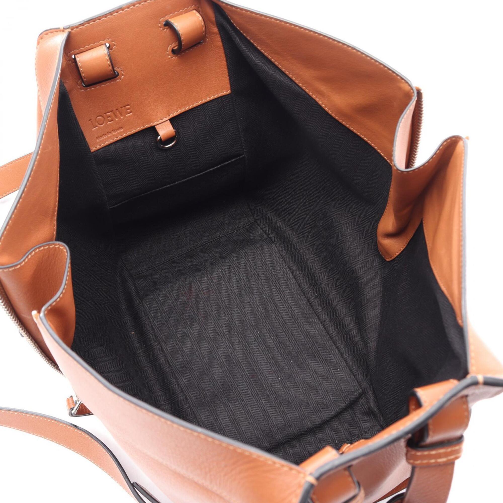 Loewe Hammock Brown Leather Handbag (Pre-Owned)