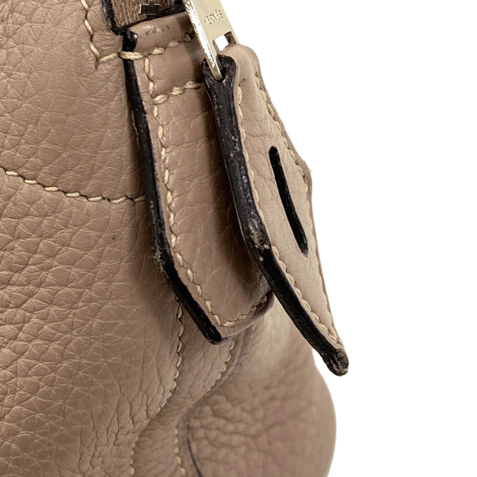 Hermes Taurillon Clemence Leather Handbag (Pre-Owned)