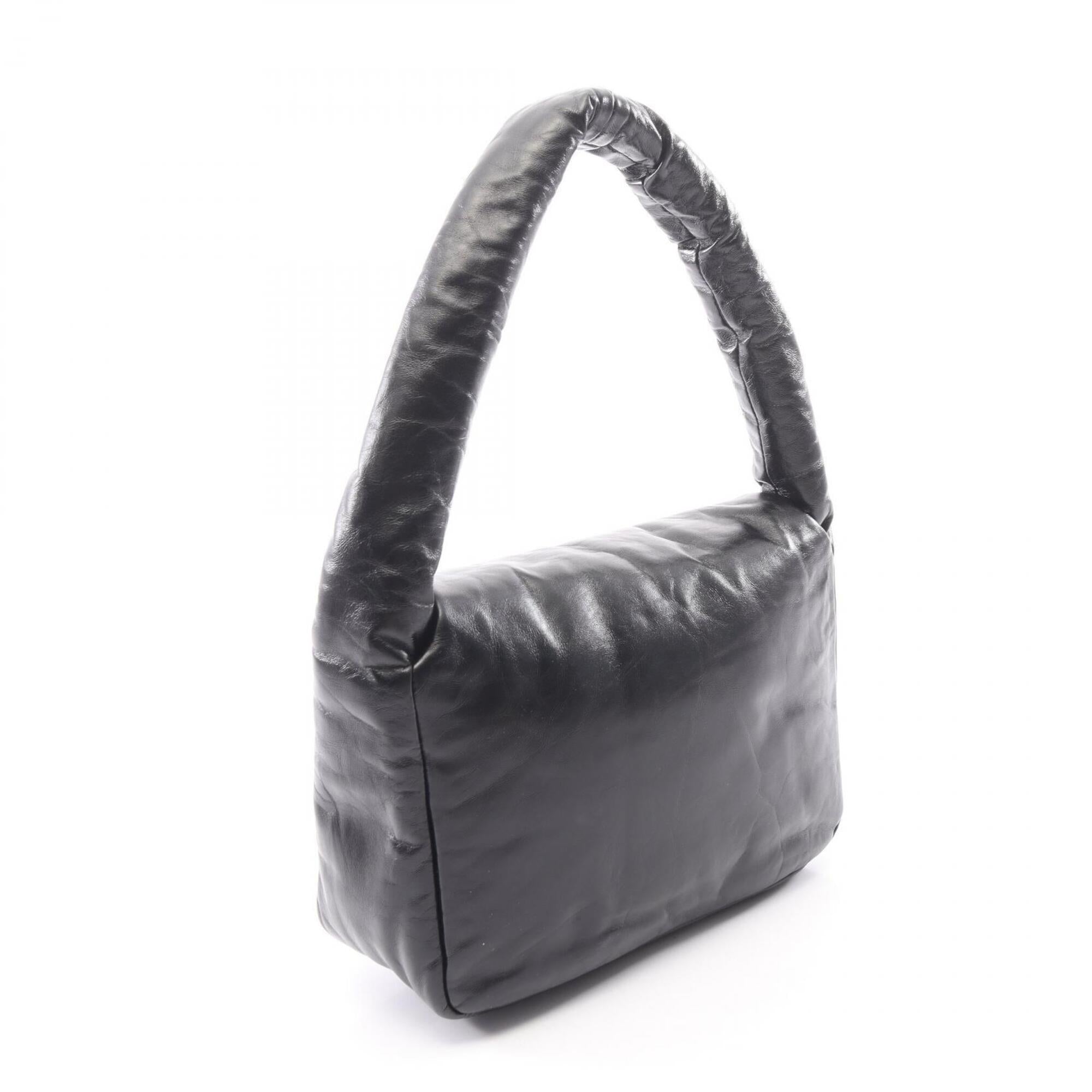 Balenciaga Black Leather Handbag Shoulder Bag (Pre-Owned)