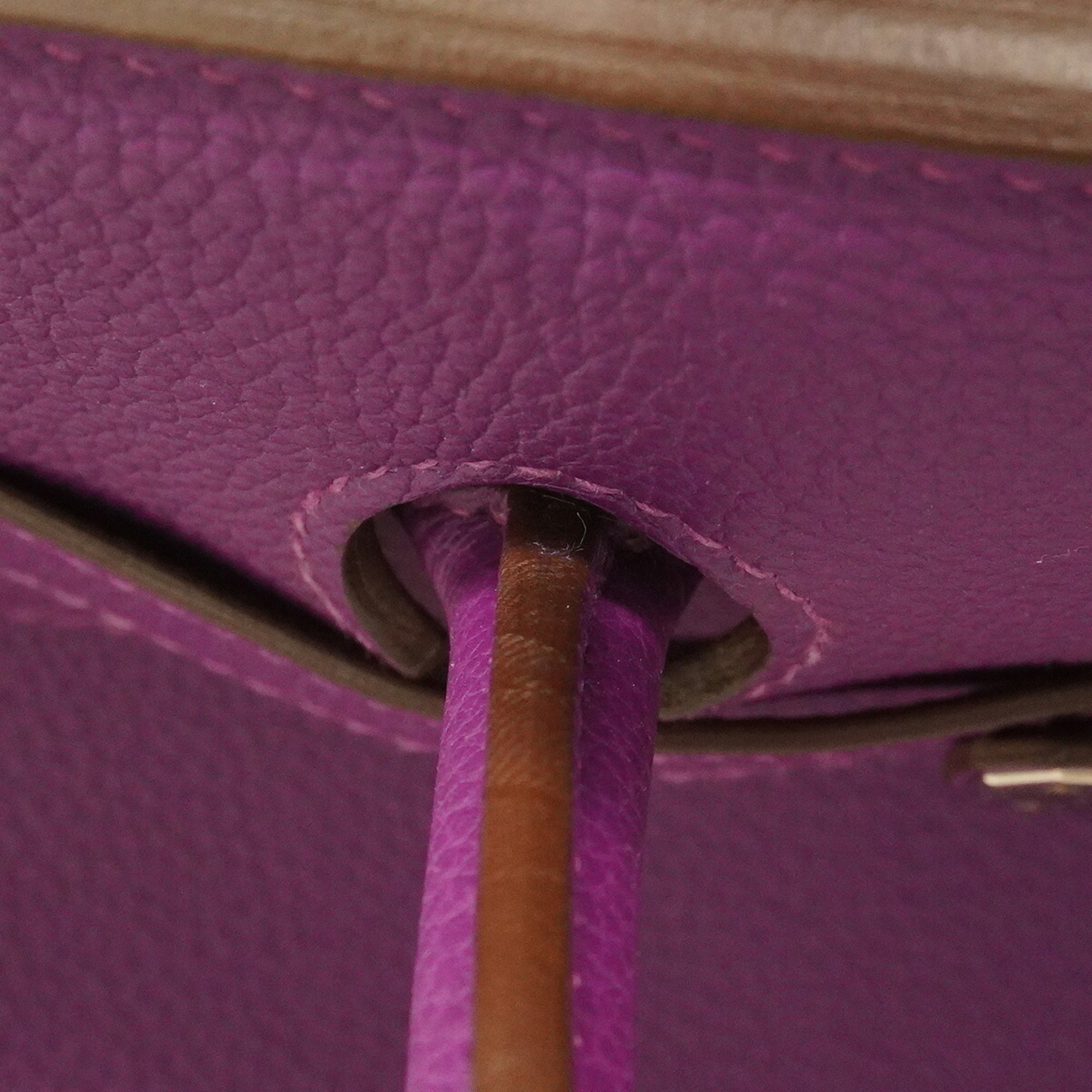 Hermes Anemone Togo Leather Handbag (Pre-Owned)