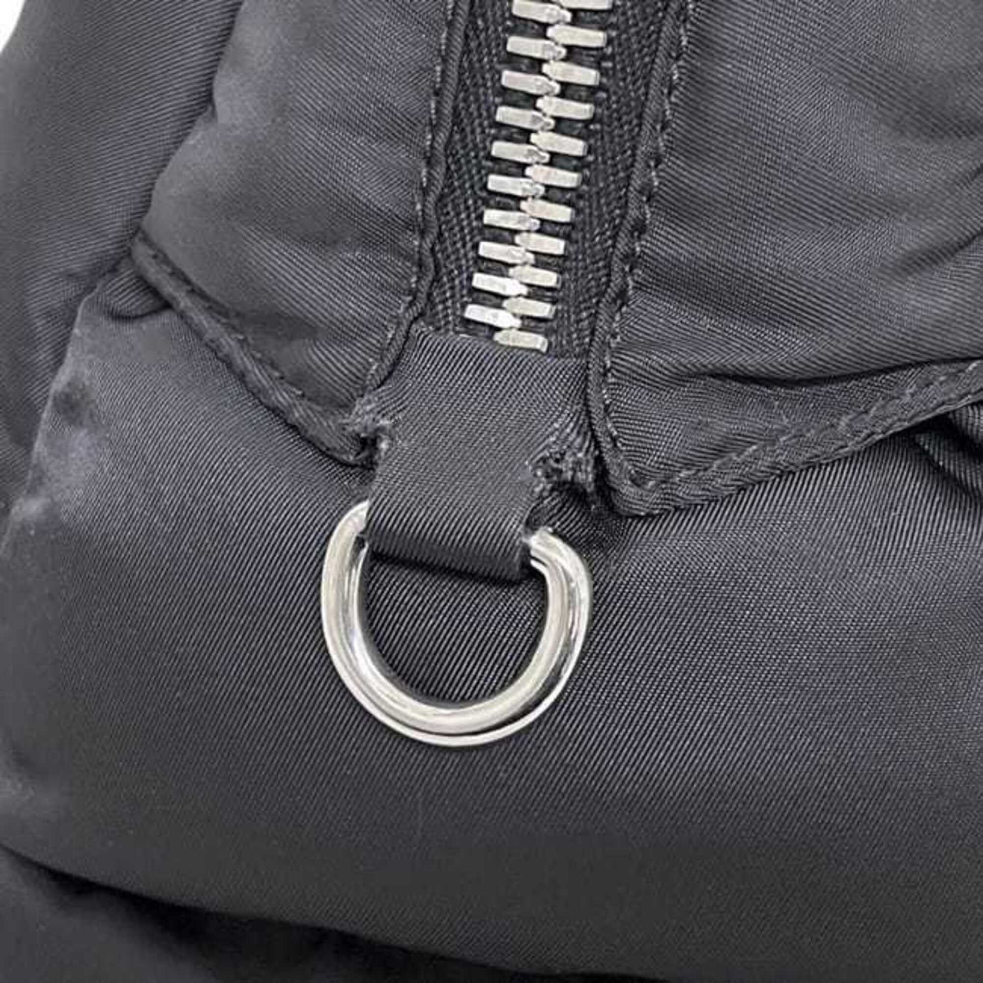 Prada Black Nero Nylon Handbag (Pre-Owned)