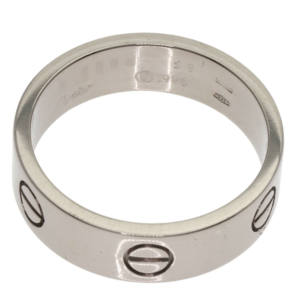 Cartier White Gold White Gold (18K) Band Ring (Pre-Owned)