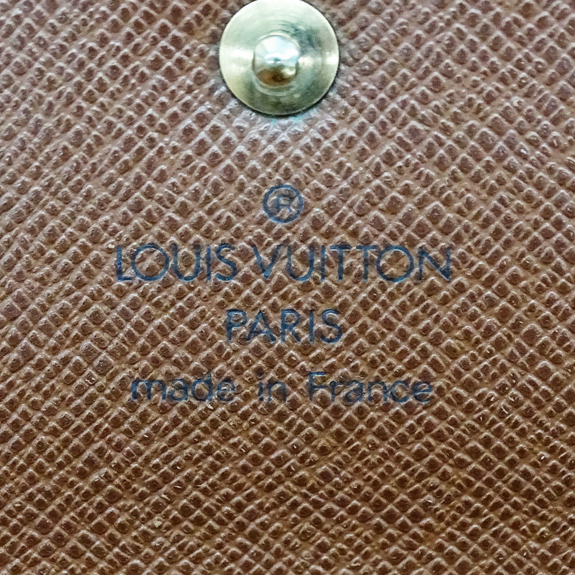 Louis Vuitton Brown Galle Monogram Monogram Wallet (Tri-Fold) (Pre-Owned)