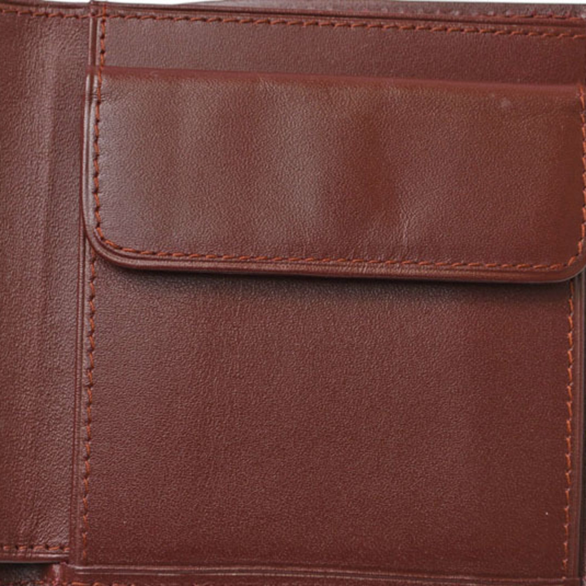 Cartier Must Bordeaux Leather Wallet (Bi-Fold) (Pre-Owned)
