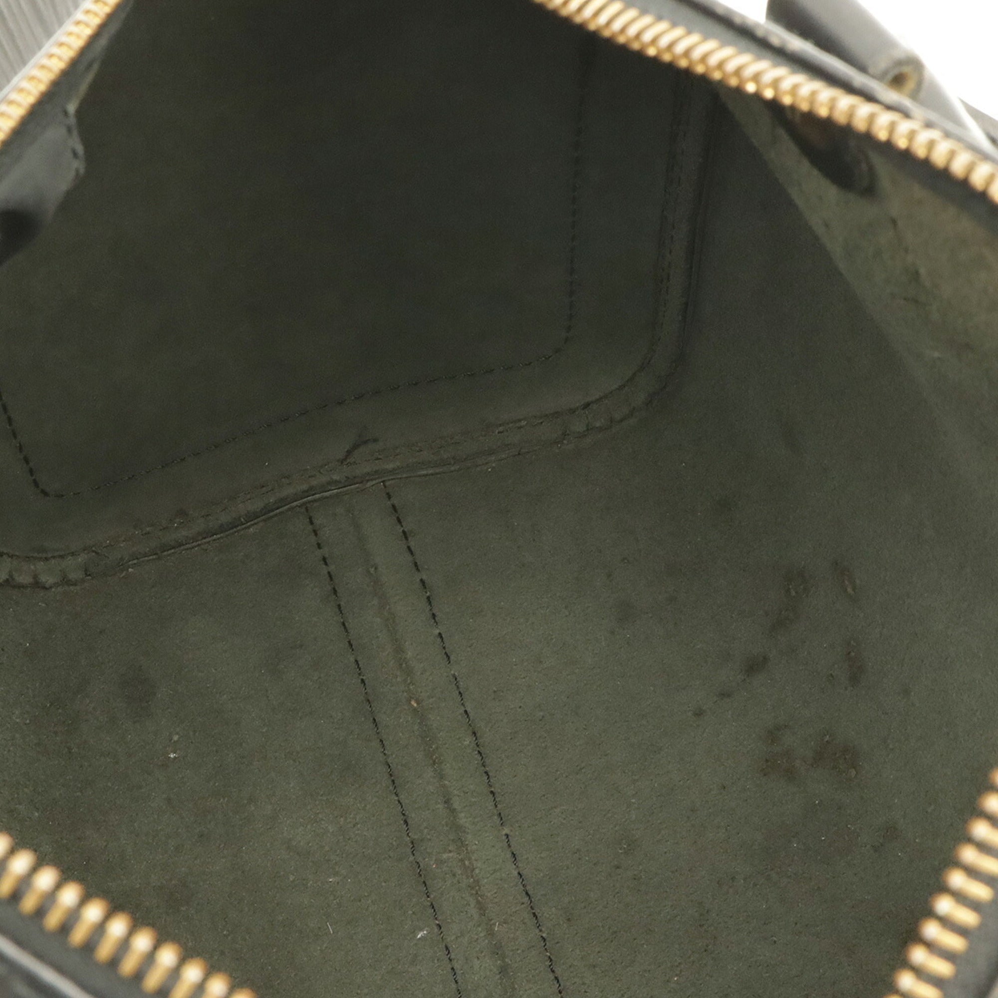 Louis Vuitton Noir Epi Leather Boston Bag Handbag (Pre-Owned)