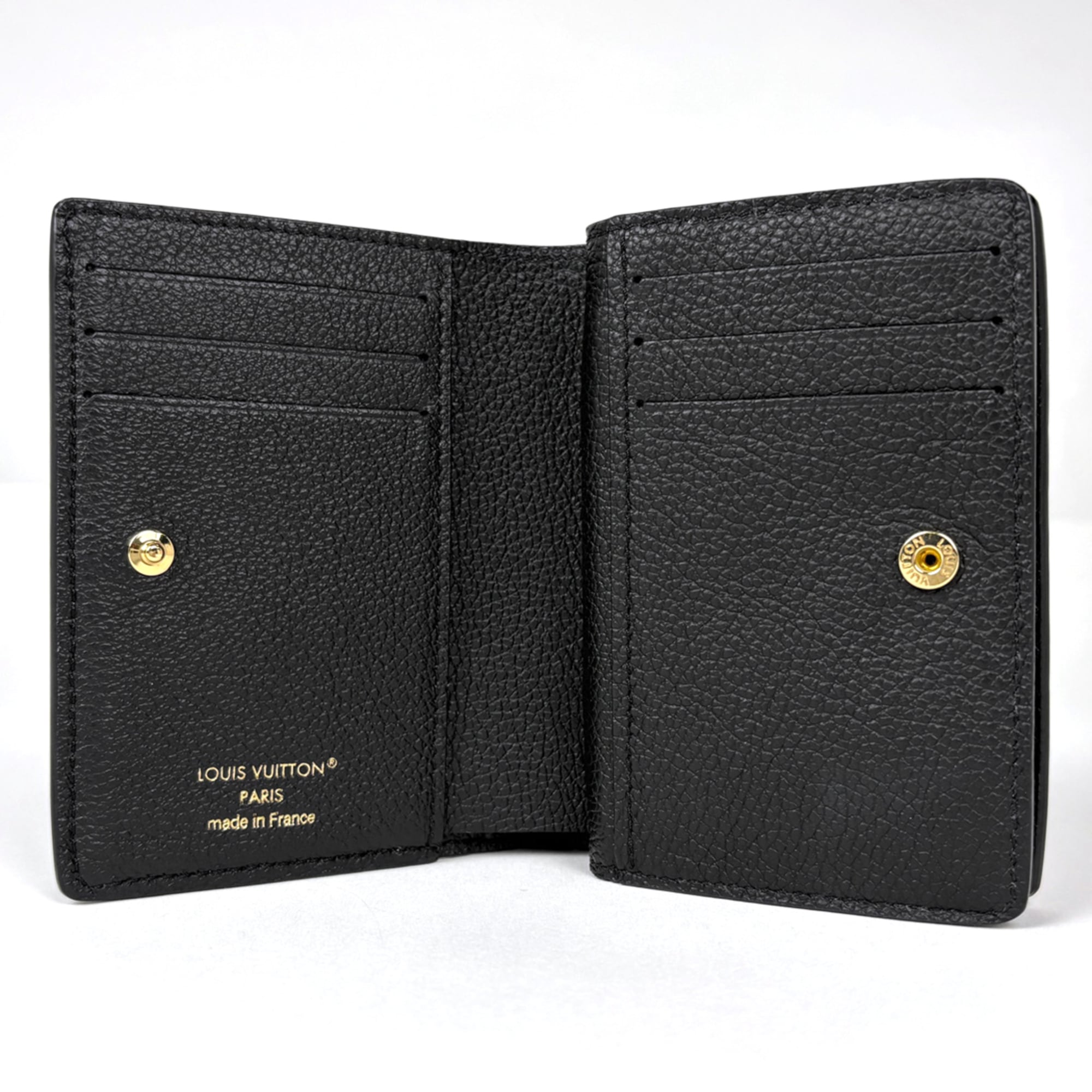 Louis Vuitton Black Noir Monogram Empreinte Wallet (Bi-Fold) (Pre-Owned)