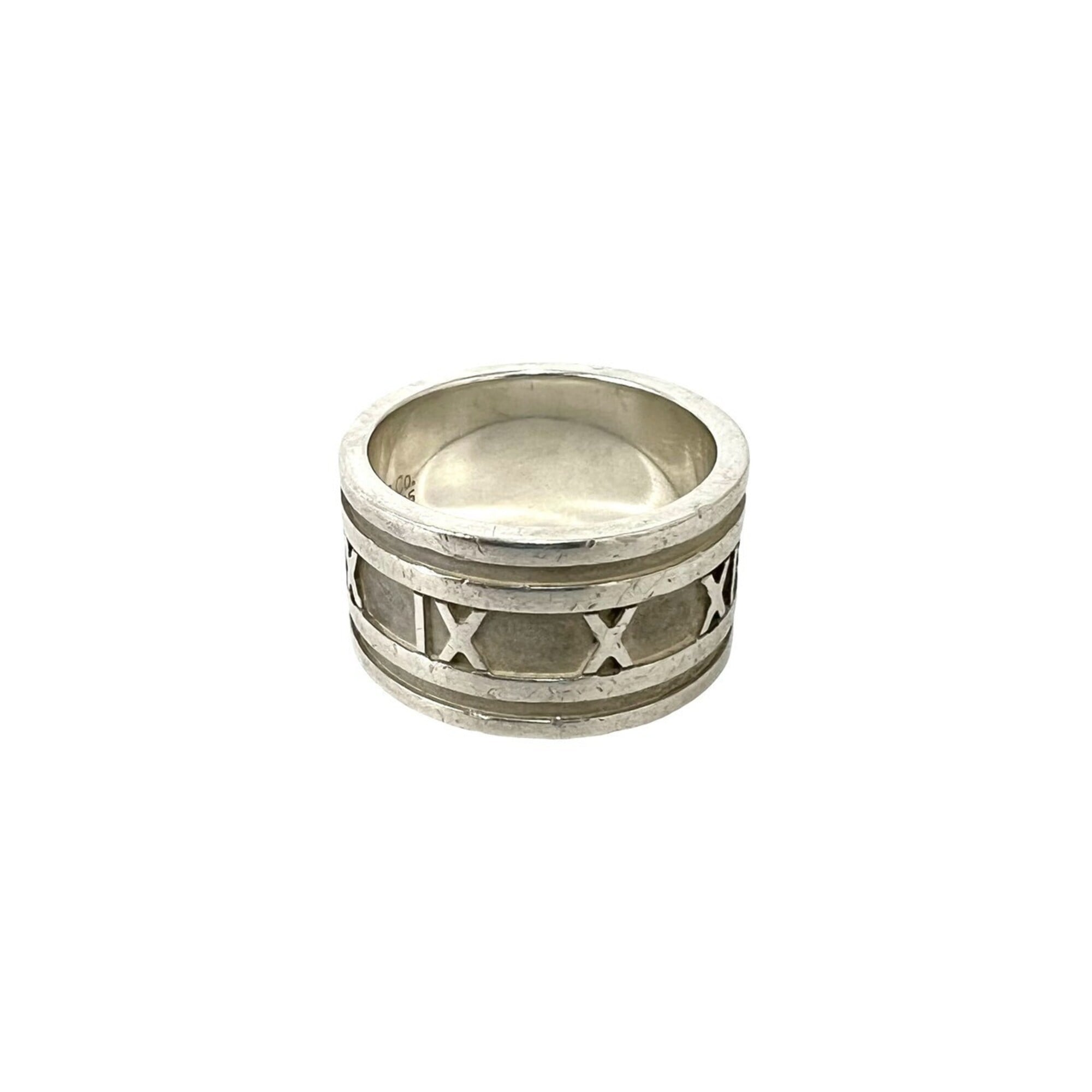 Tiffany Silver Silver 925 Band Ring (Pre-Owned)