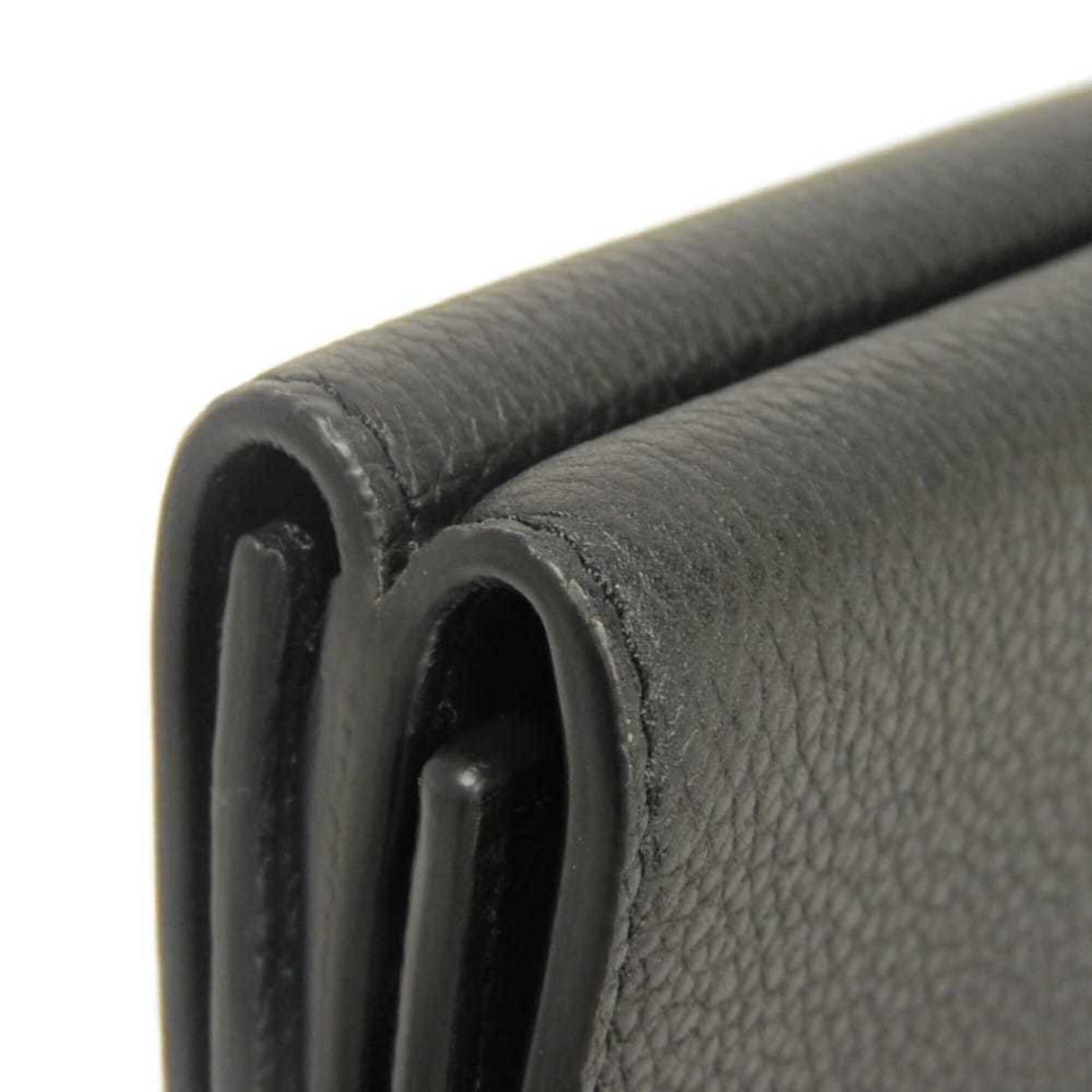 Fendi Black Gunmetal Wallet (Tri-Fold) (Pre-Owned)