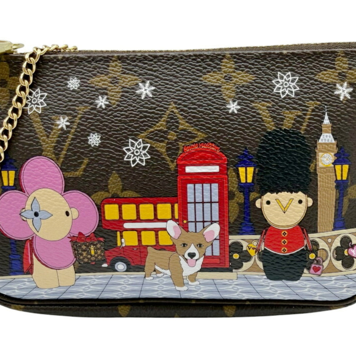 Louis Vuitton Monogram Brown Monogram Multi-Color Monogram Pochette Shoulder Bag (Pre-Owned)