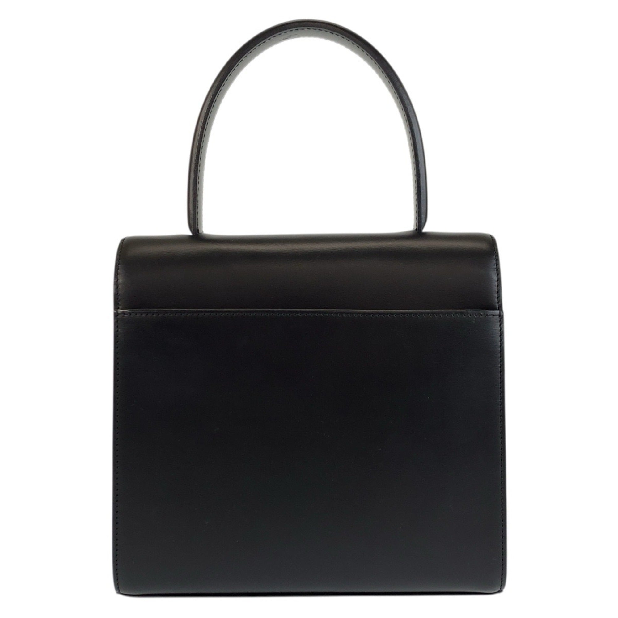 Cartier Black Leather Handbag (Pre-Owned)