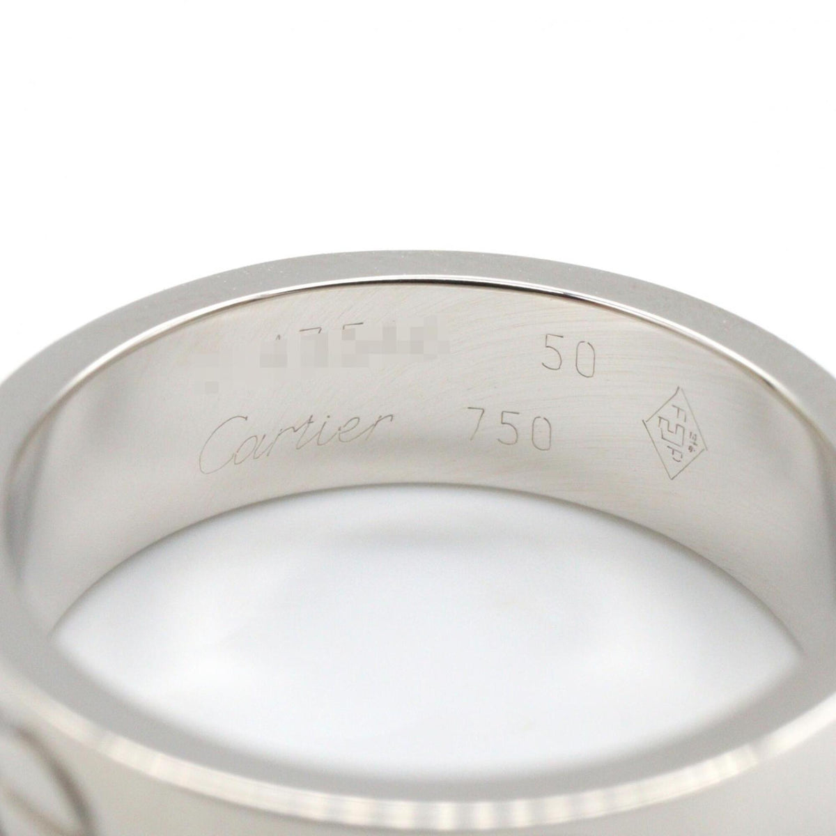 Cartier Silver White Gold (18K) Band Ring (Pre-Owned)