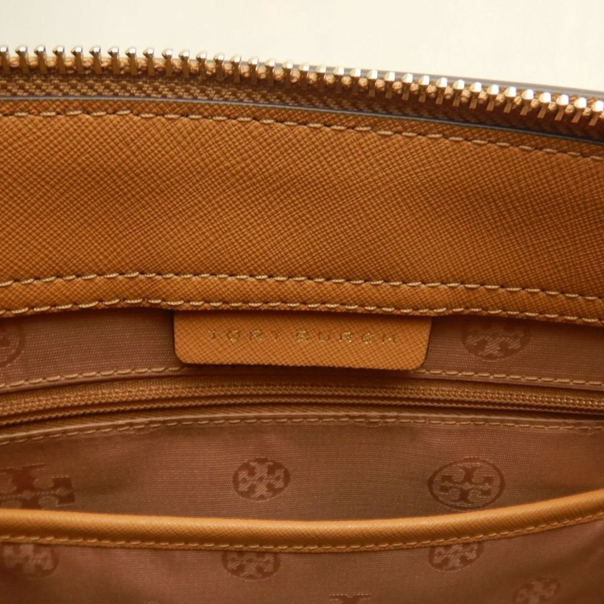 Tory Burch Camel Leather Tote Bag (Pre-Owned)