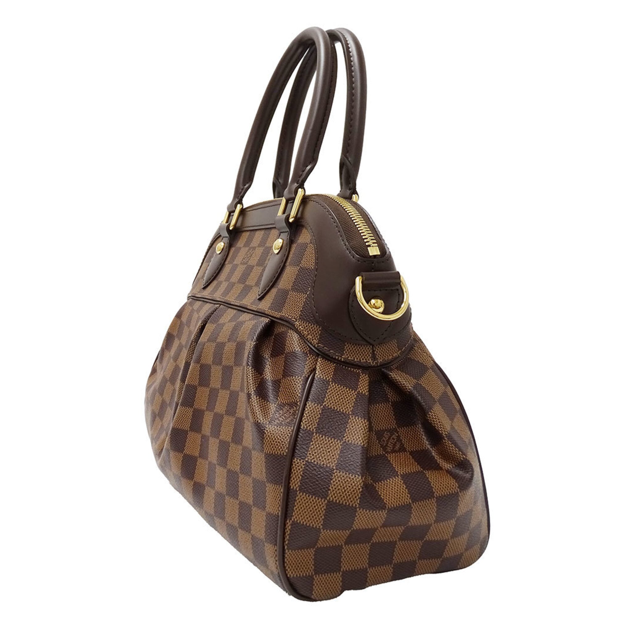 Louis Vuitton Brown Damier Canvas Handbag Shoulder Bag (Pre-Owned)