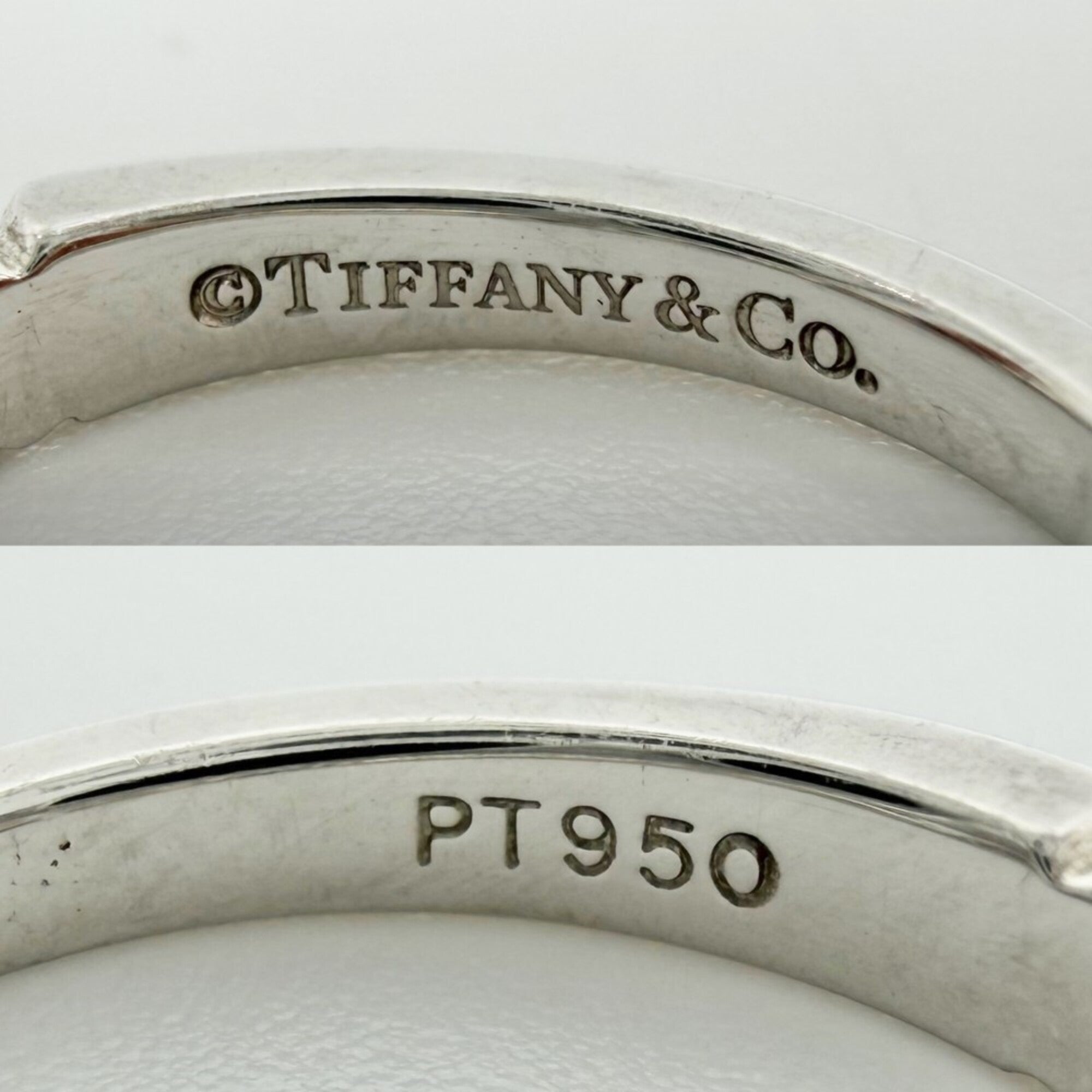 Tiffany Platinum 950 Band Ring (Pre-Owned)