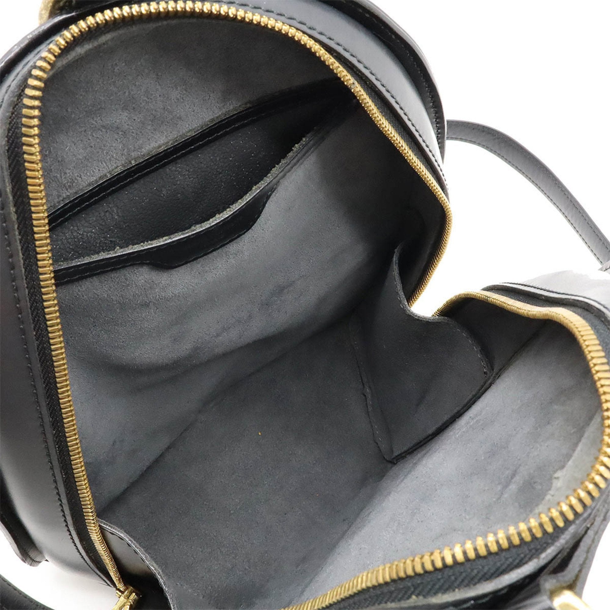 Louis Vuitton Noir Epi Leather Backpack Shoulder Bag (Pre-Owned)