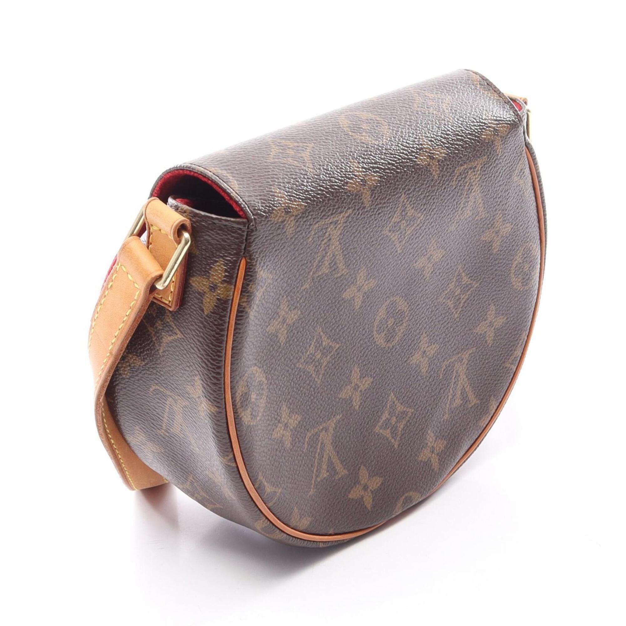 Louis Vuitton Brown Coated Canvas Pvc Monogram Leather Handbag Shoulder Bag (Pre-Owned)