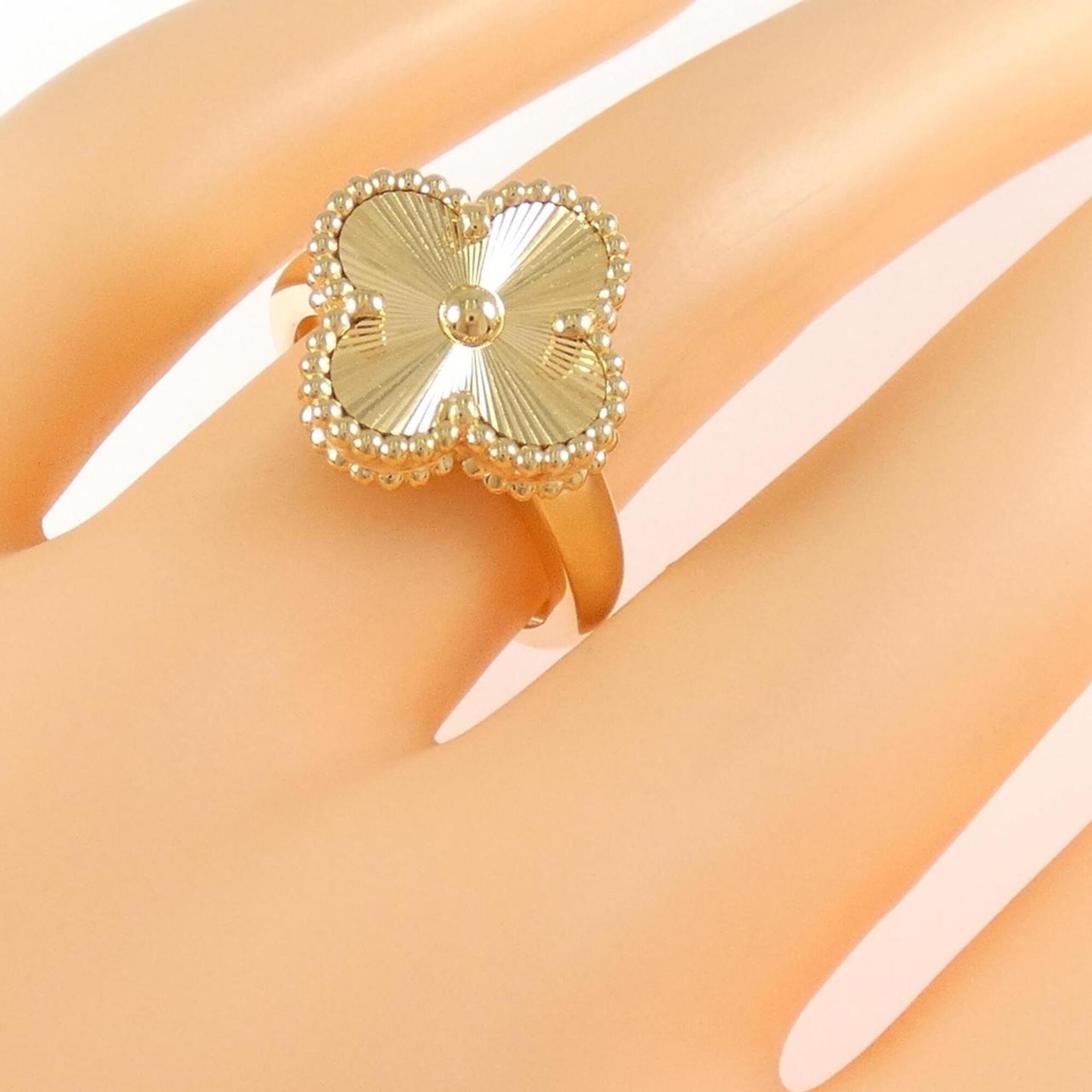 Van Cleef & Arpels Yellow Gold (18K) Band Ring (Pre-Owned)