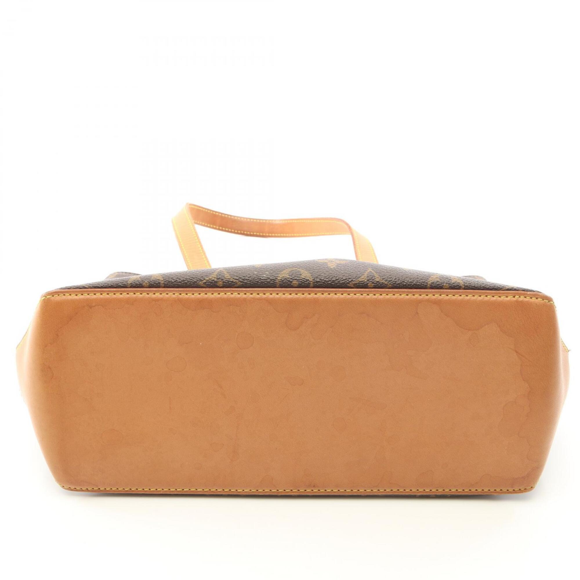 Louis Vuitton Brown Monogram Coated Canvas Leather Handbag Shoulder Bag (Pre-Owned)