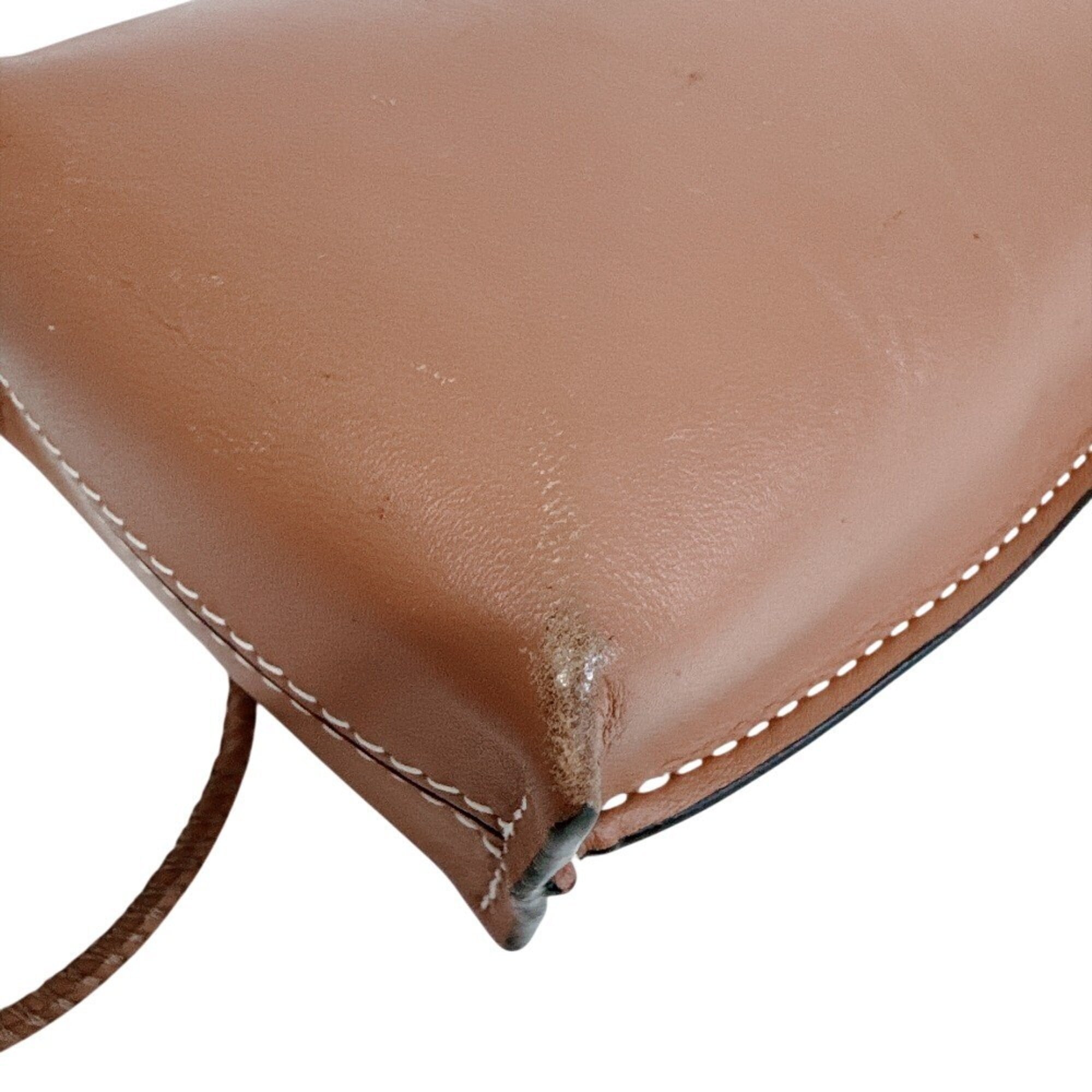 Loewe Brown Leather Pouch (Pre-Owned)