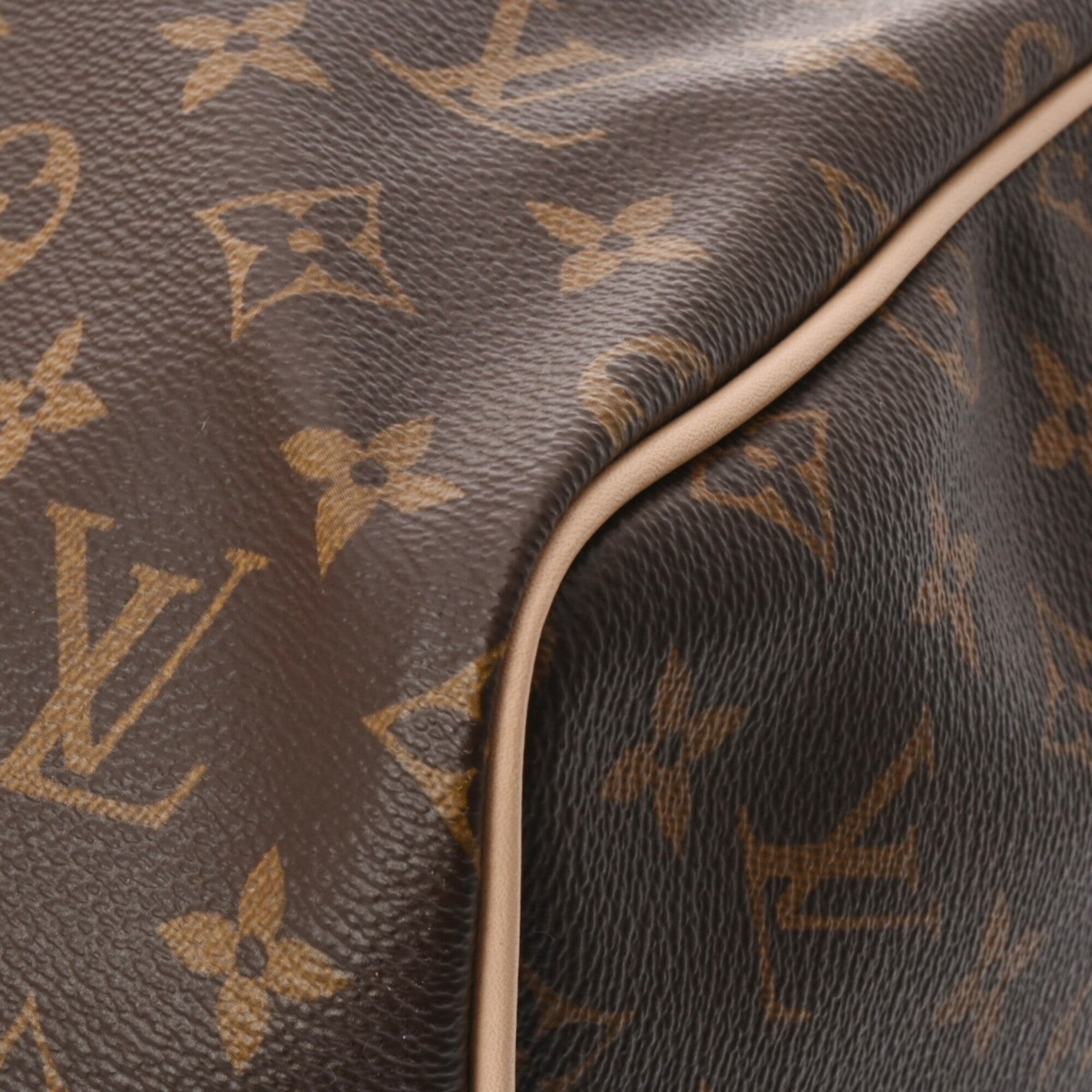 Louis Vuitton Brown Monogram Canvas Boston Bag (Pre-Owned)