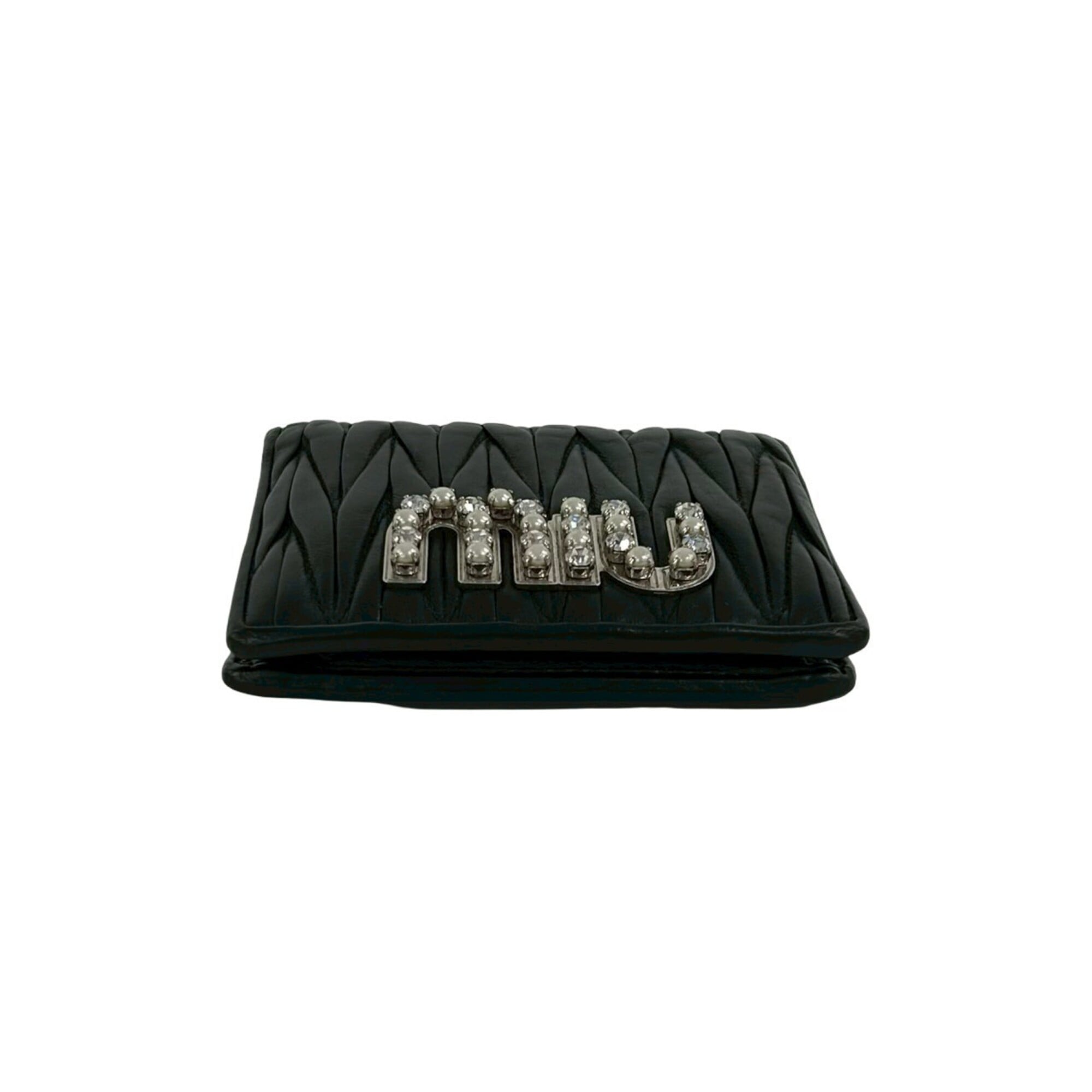 Miu Miu Black Leather Wallet (Bi-Fold) (Pre-Owned)