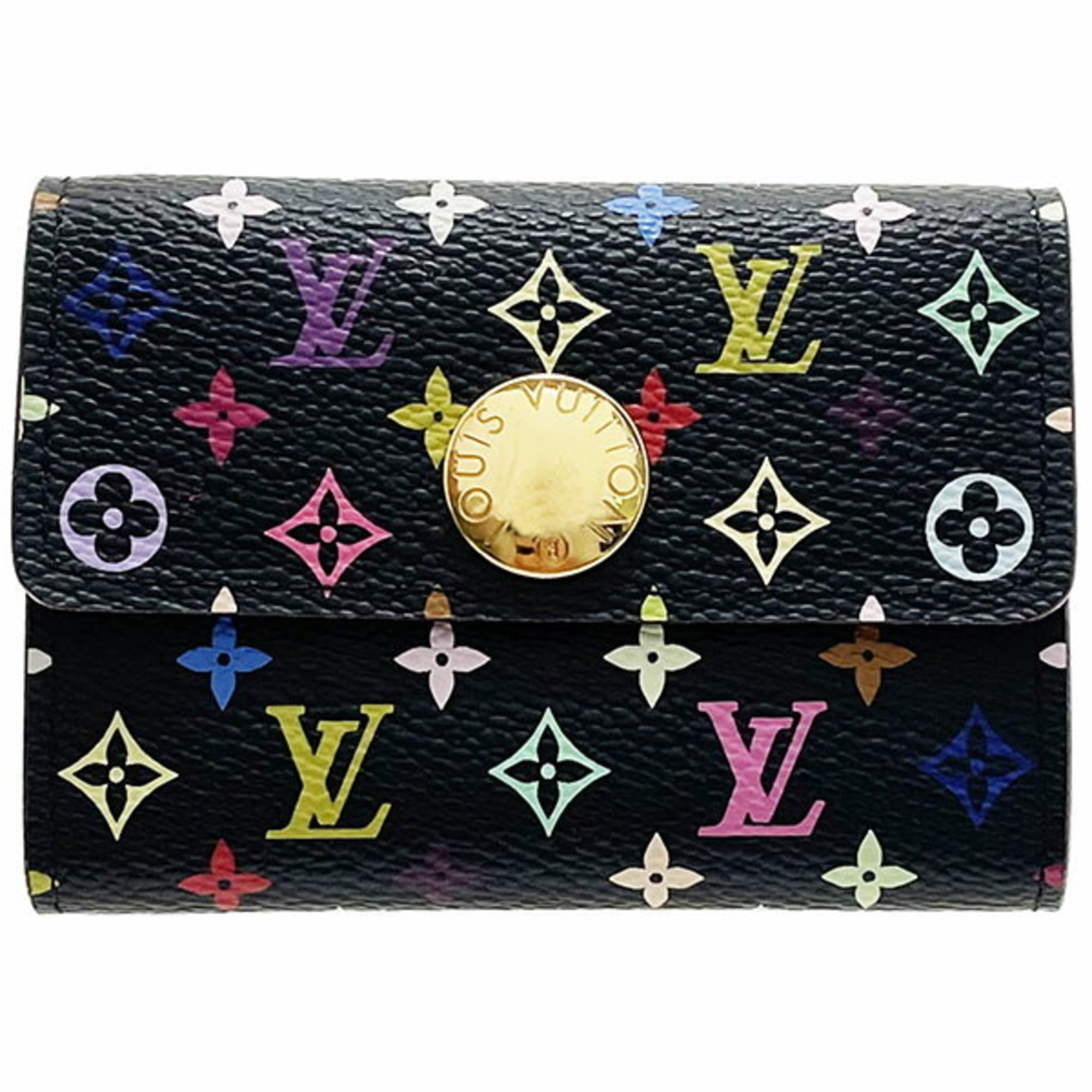 Louis Vuitton Monogram Multicolore Black Noir Monogram Multicolore Coin Purse/Coin Case (Pre-Owned)