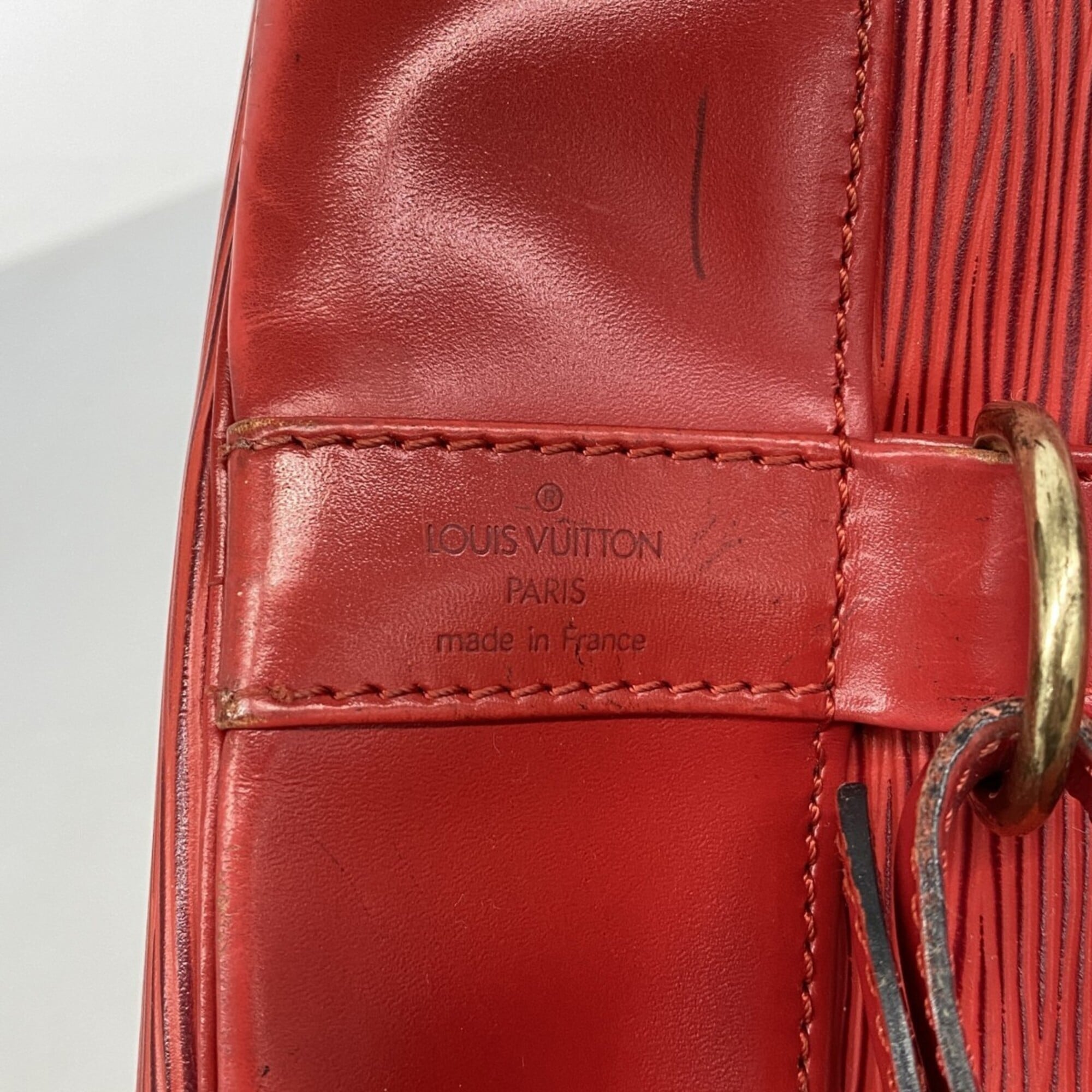 Louis Vuitton Castilian Red Shoulder Bag (Pre-Owned)
