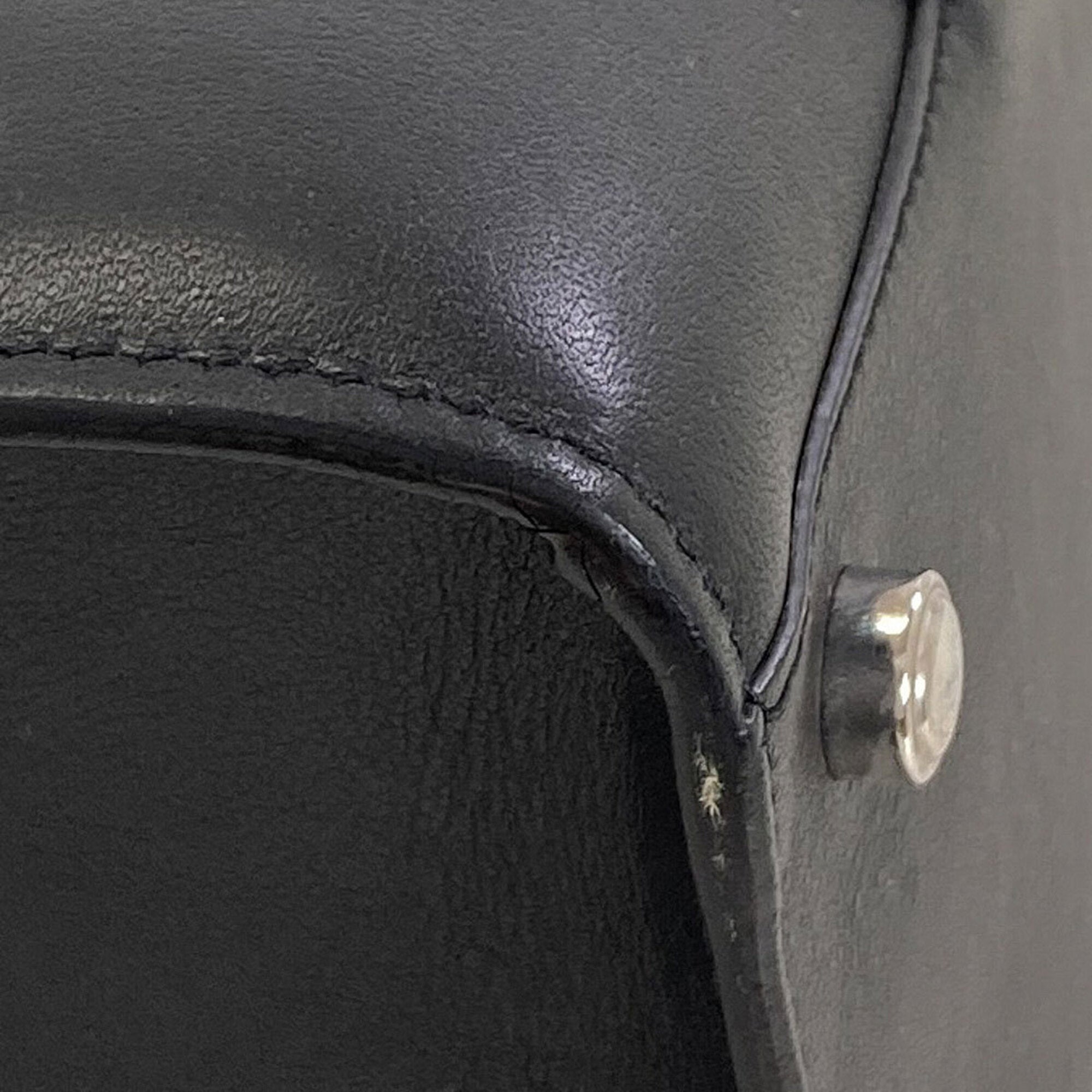 Cartier Black Leather Tote Bag (Pre-Owned)