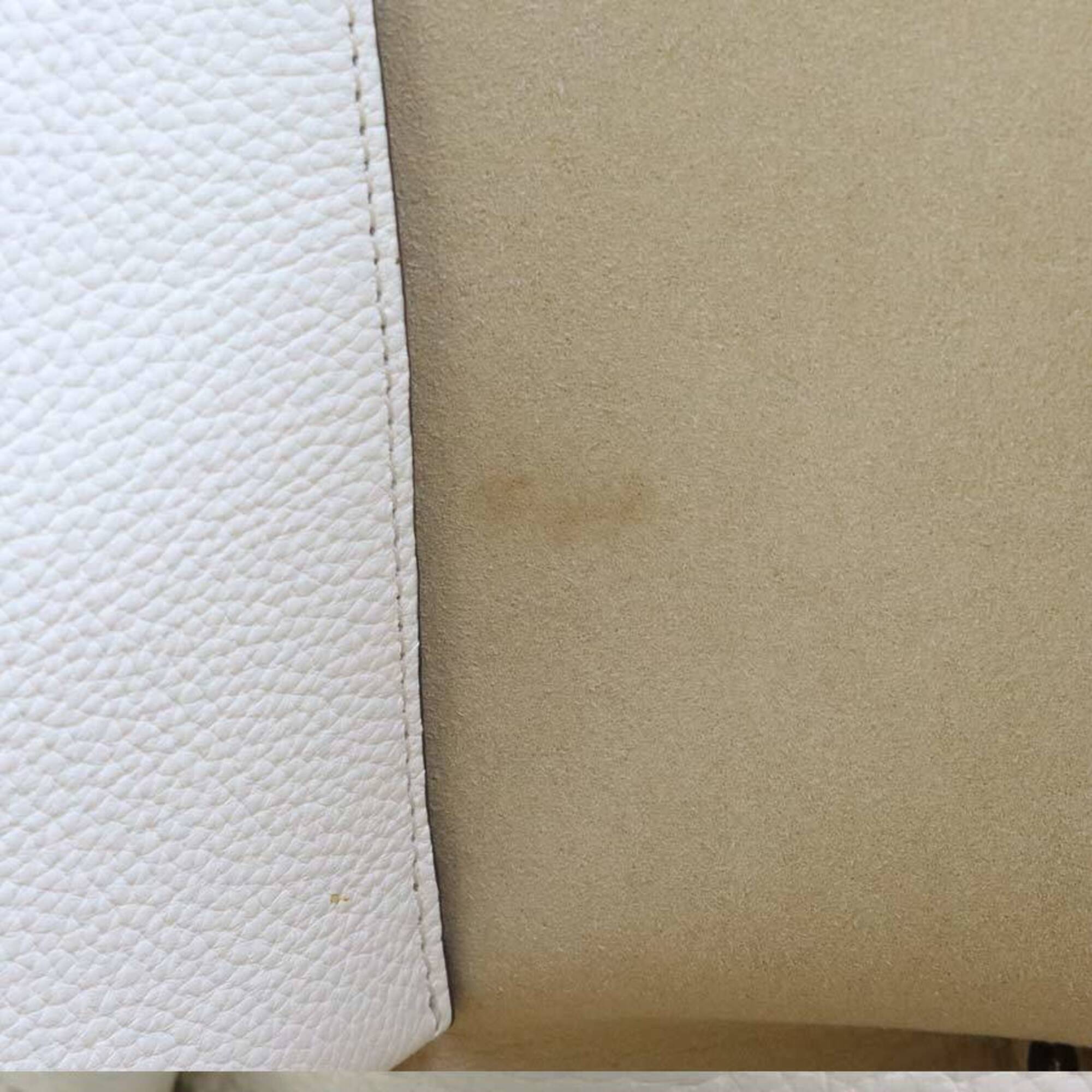 Tory Burch Ivory Leather Handbag (Pre-Owned)