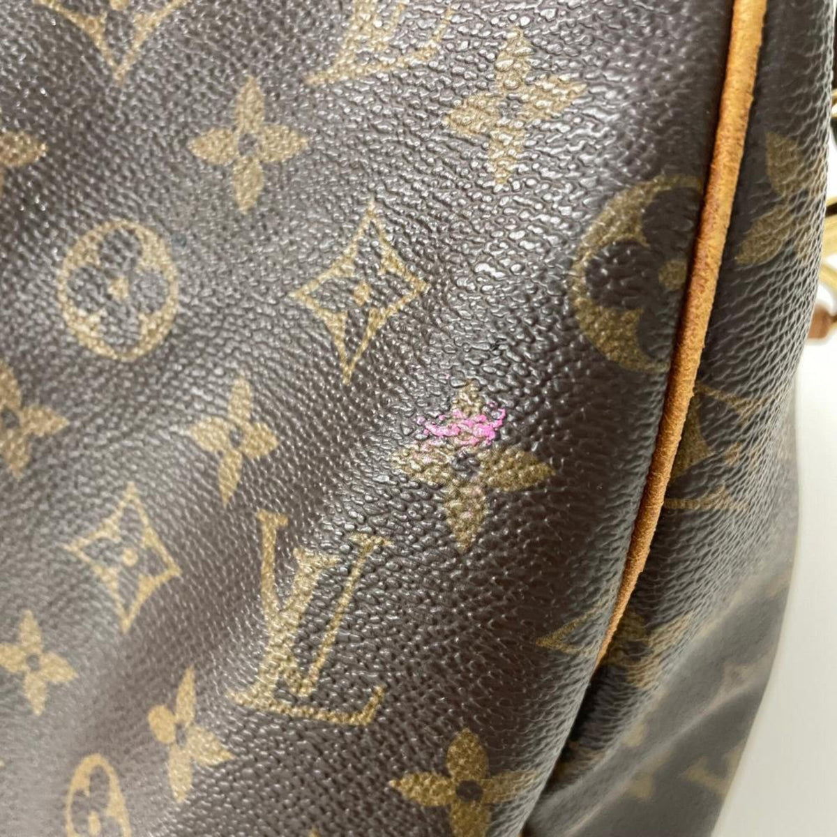 Louis Vuitton Brown Monogram Canvas Boston Bag (Pre-Owned)