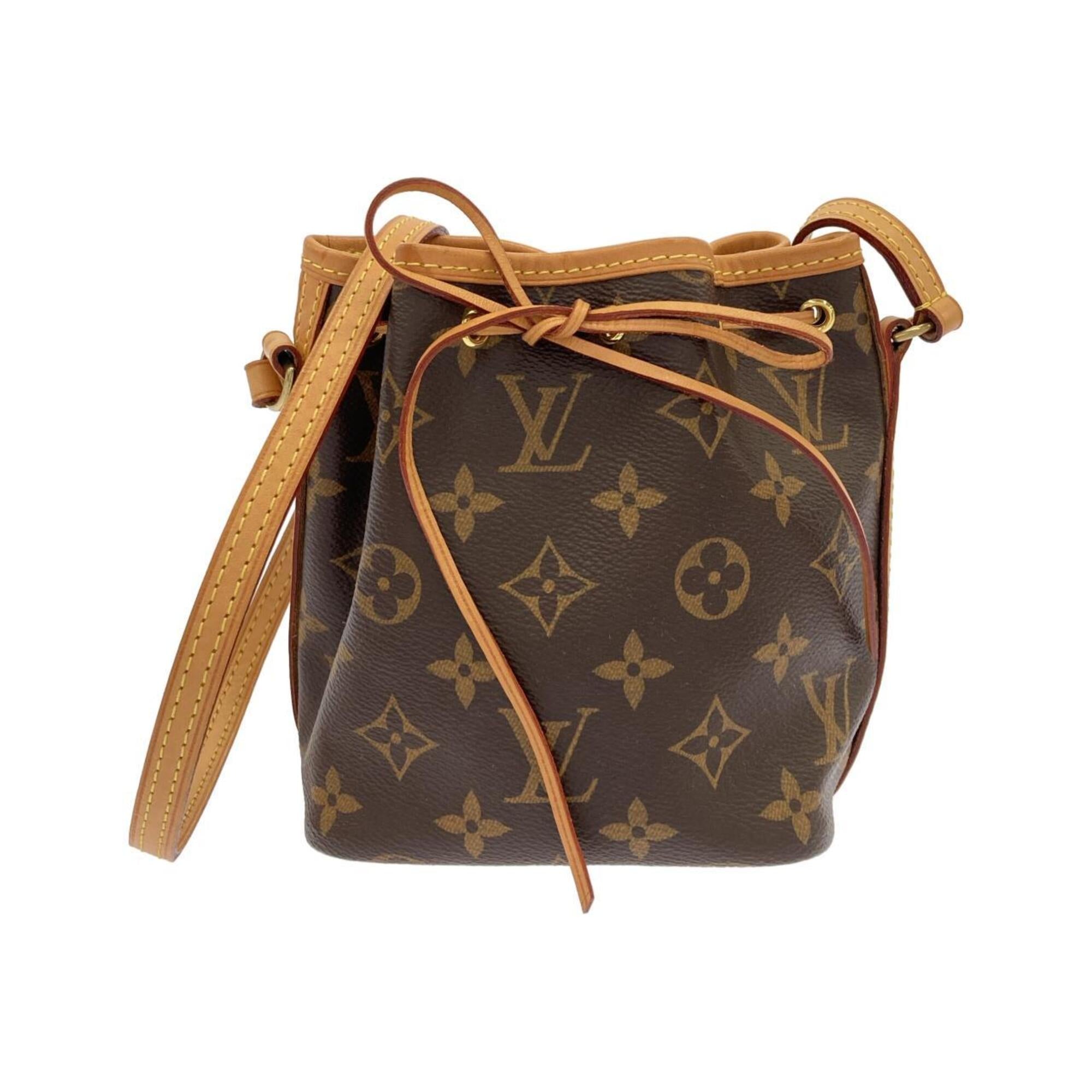 Louis Vuitton Marron Coated Canvas Shoulder Bag (Pre-Owned)