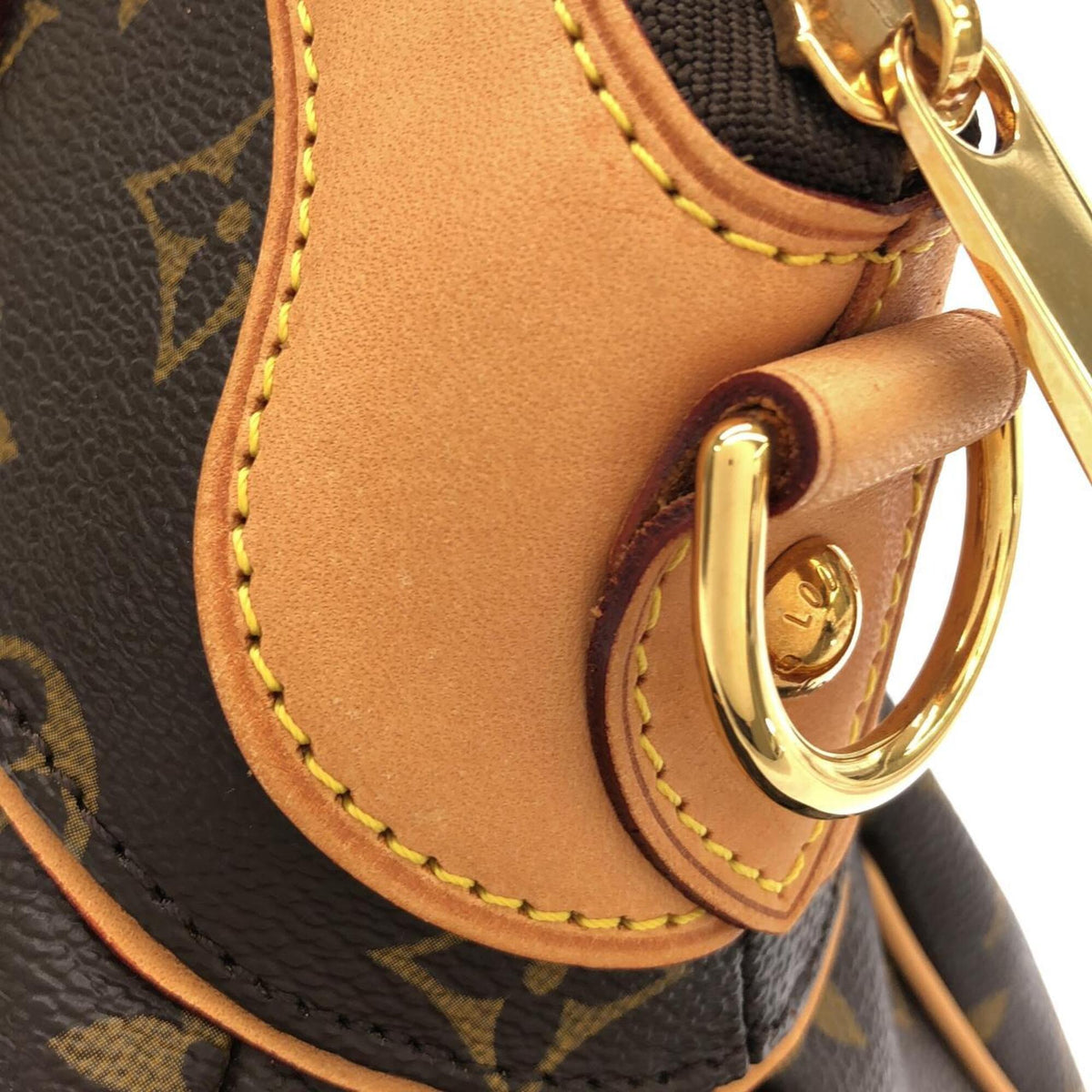 Louis Vuitton Marron Coated Canvas Handbag (Pre-Owned)