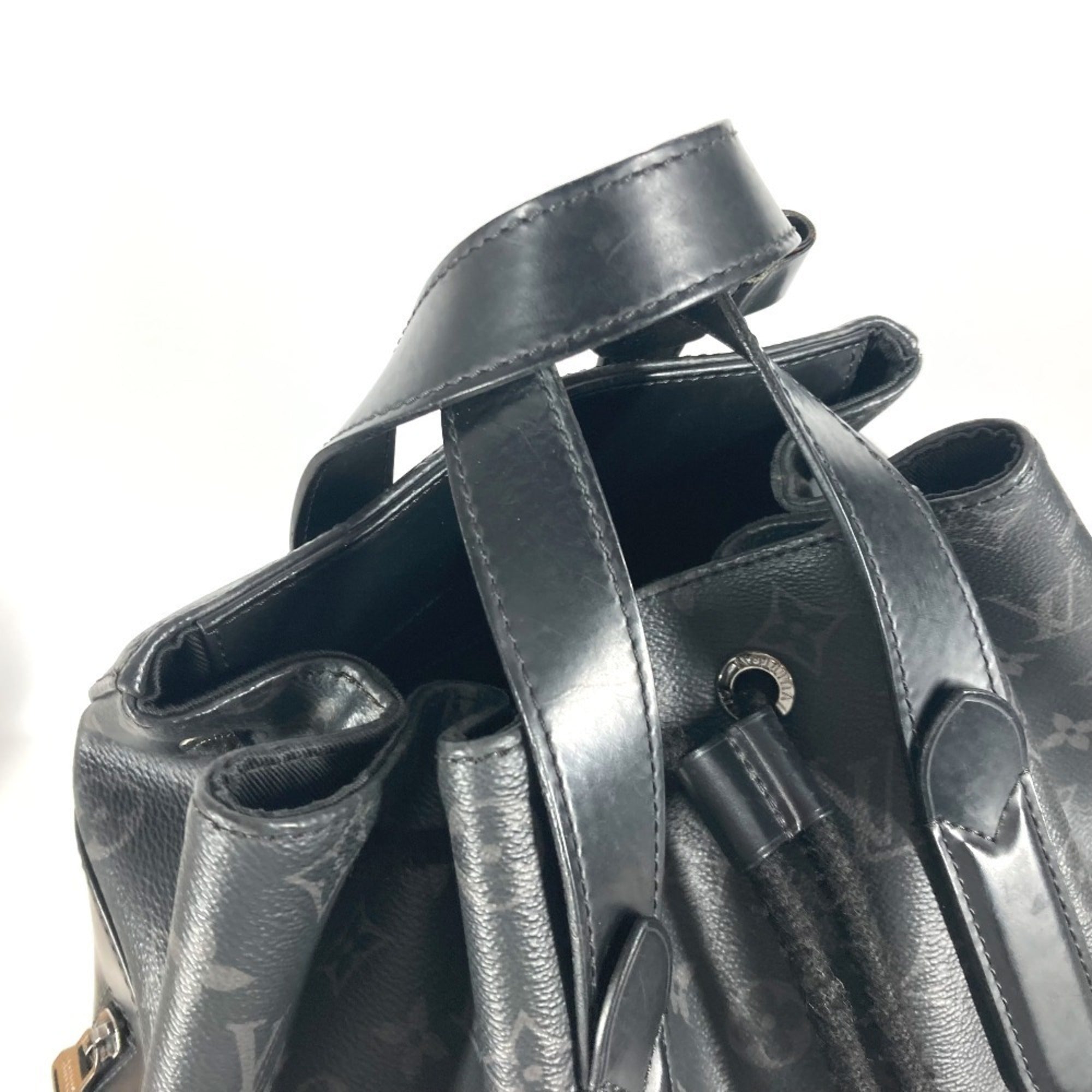 Louis Vuitton Black Monogram Eclipse Monogram Eclipse Backpack Handbag (Pre-Owned)
