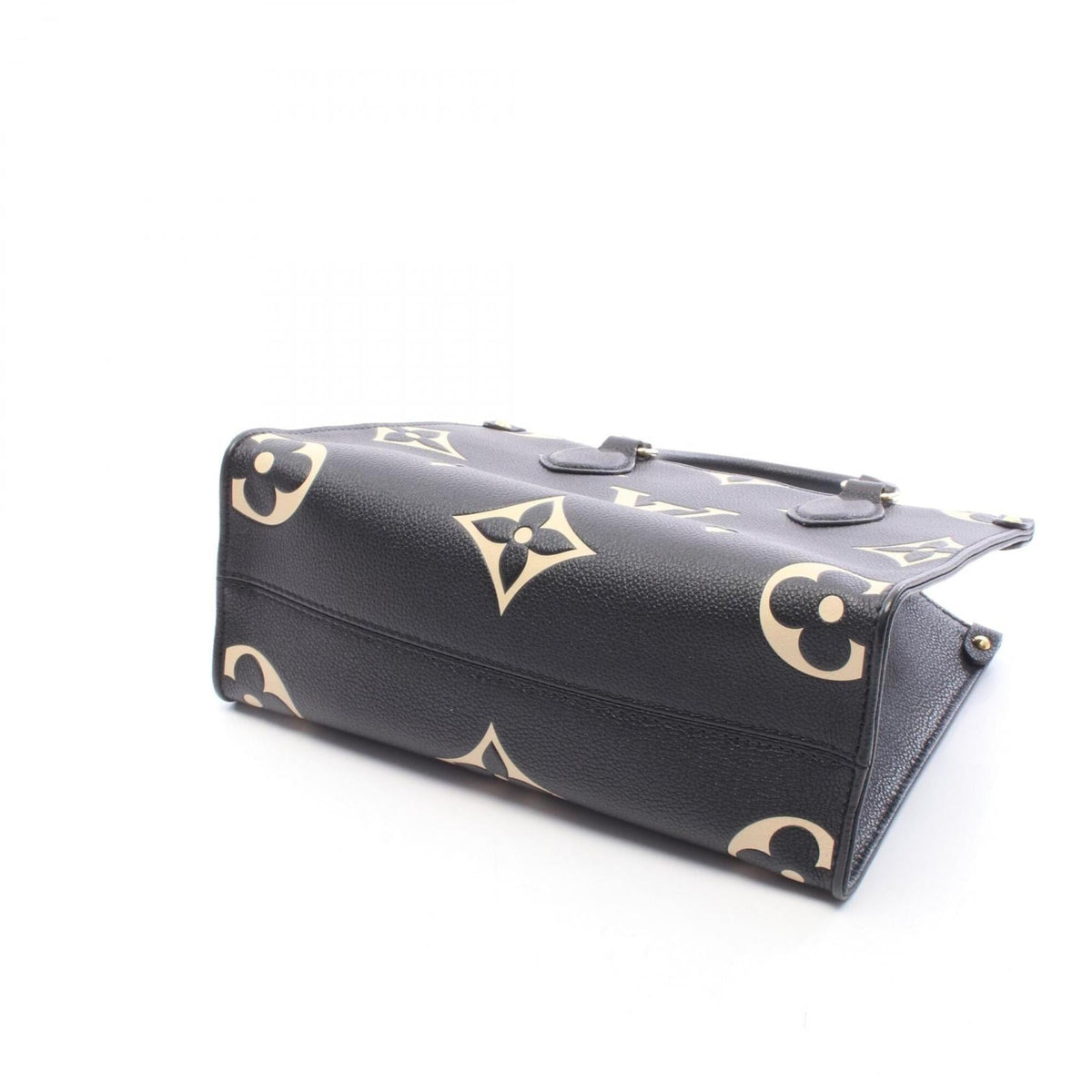 Louis Vuitton Beige Black Monogram Empreinte Handbag (Pre-Owned)